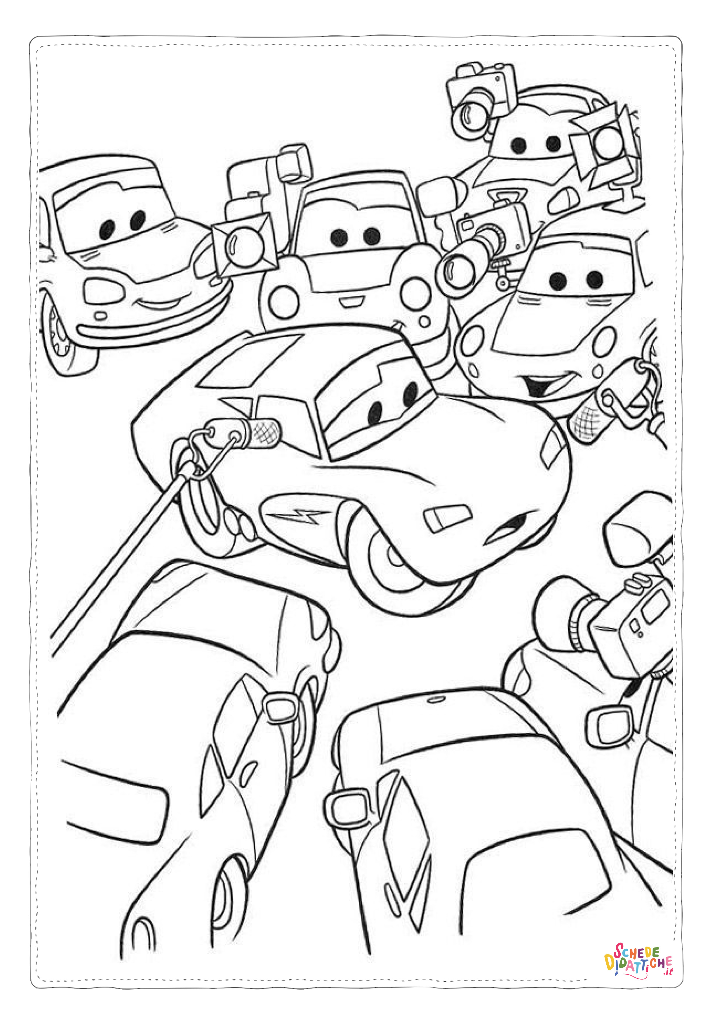 Disegno di Cars da stampare e colorare 247