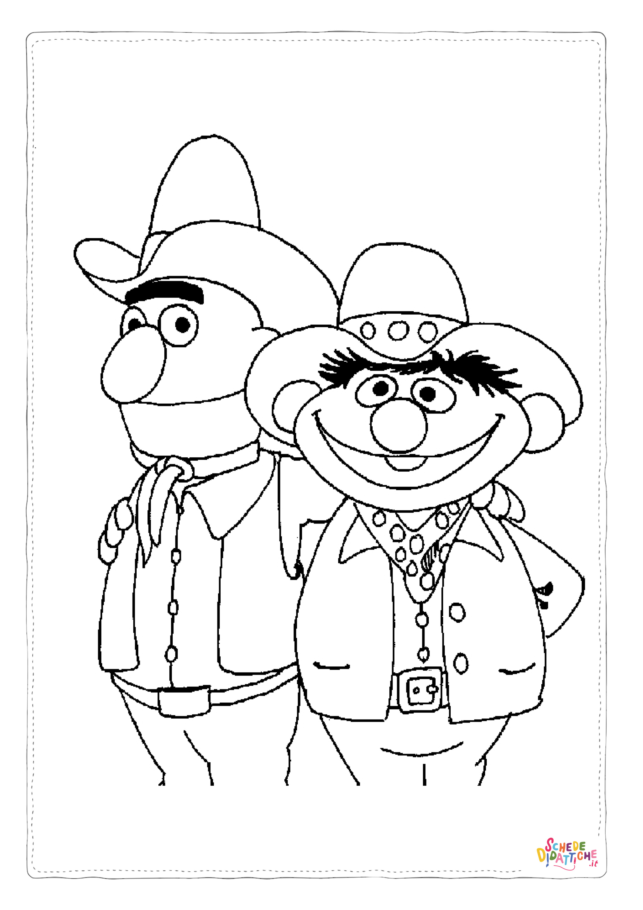 Disegno "Disegno di Muppets da stampare e colorare 22" Disegno di Muppets da stampare e colorare 22