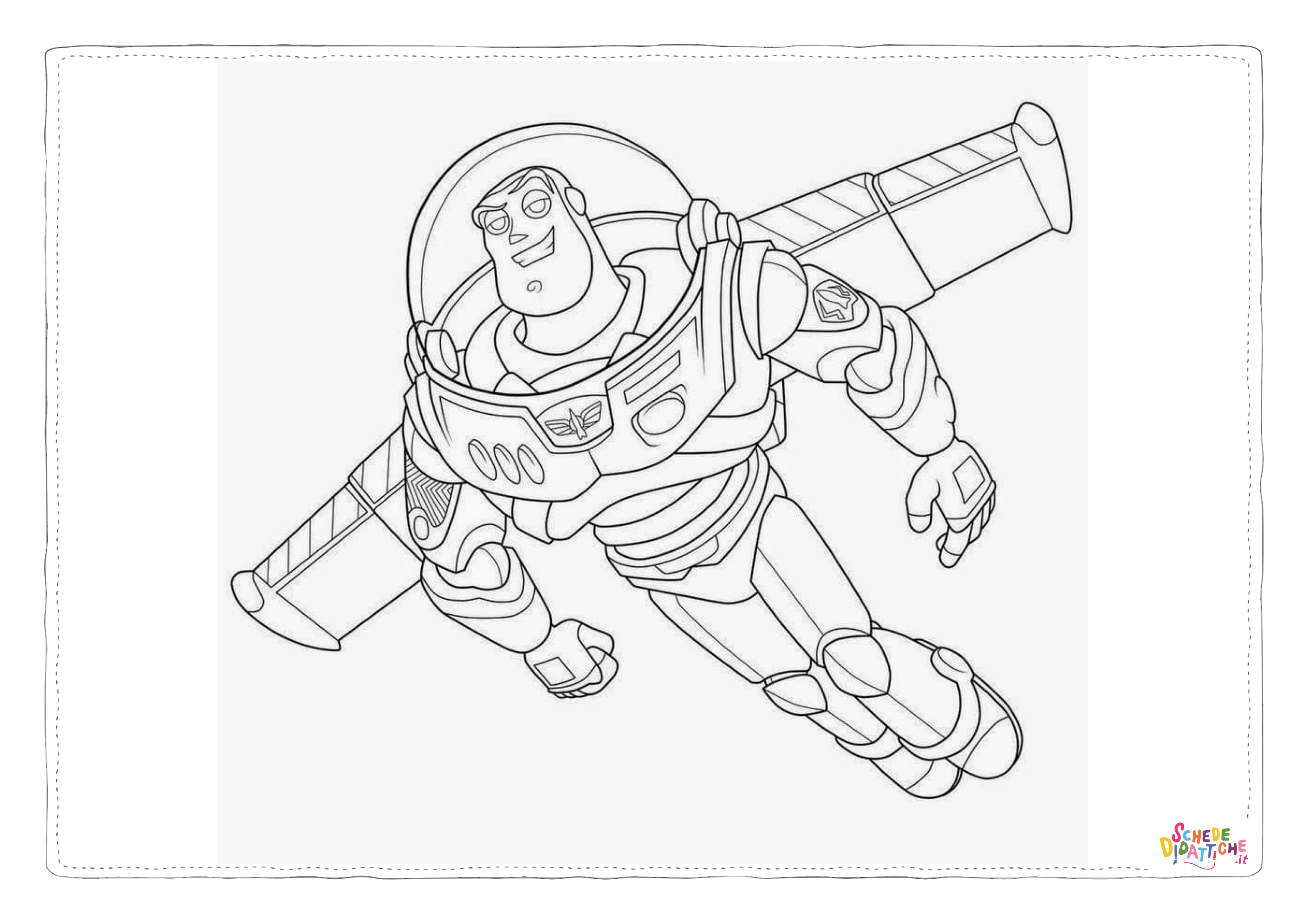 Disegno "Disegno di Toy Story da stampare e colorare 4" Disegno di Toy Story da stampare e colorare 4
