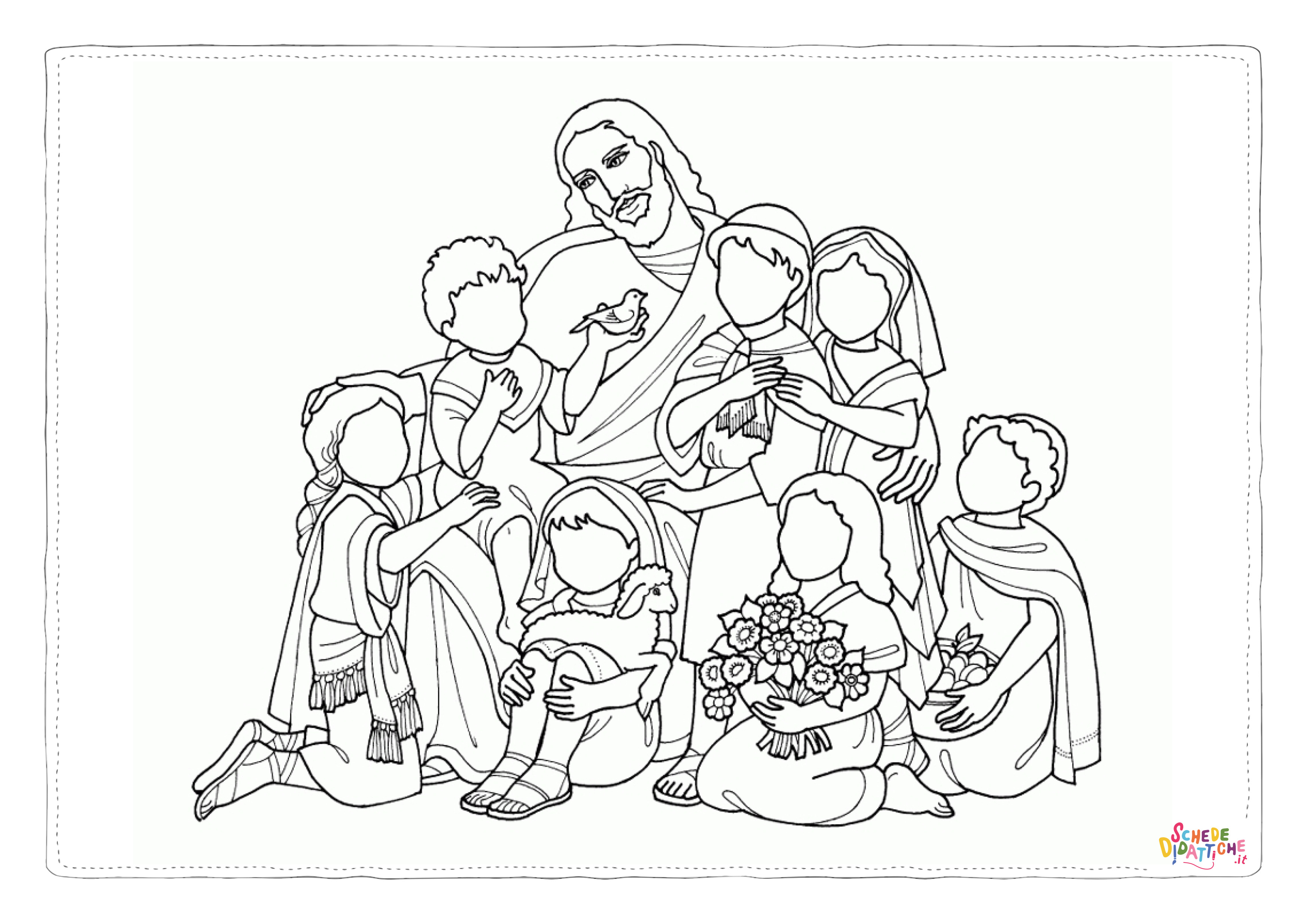 Disegno "Disegno di Cristianesimo da stampare e colorare 345" Disegno di Cristianesimo da stampare e colorare 345