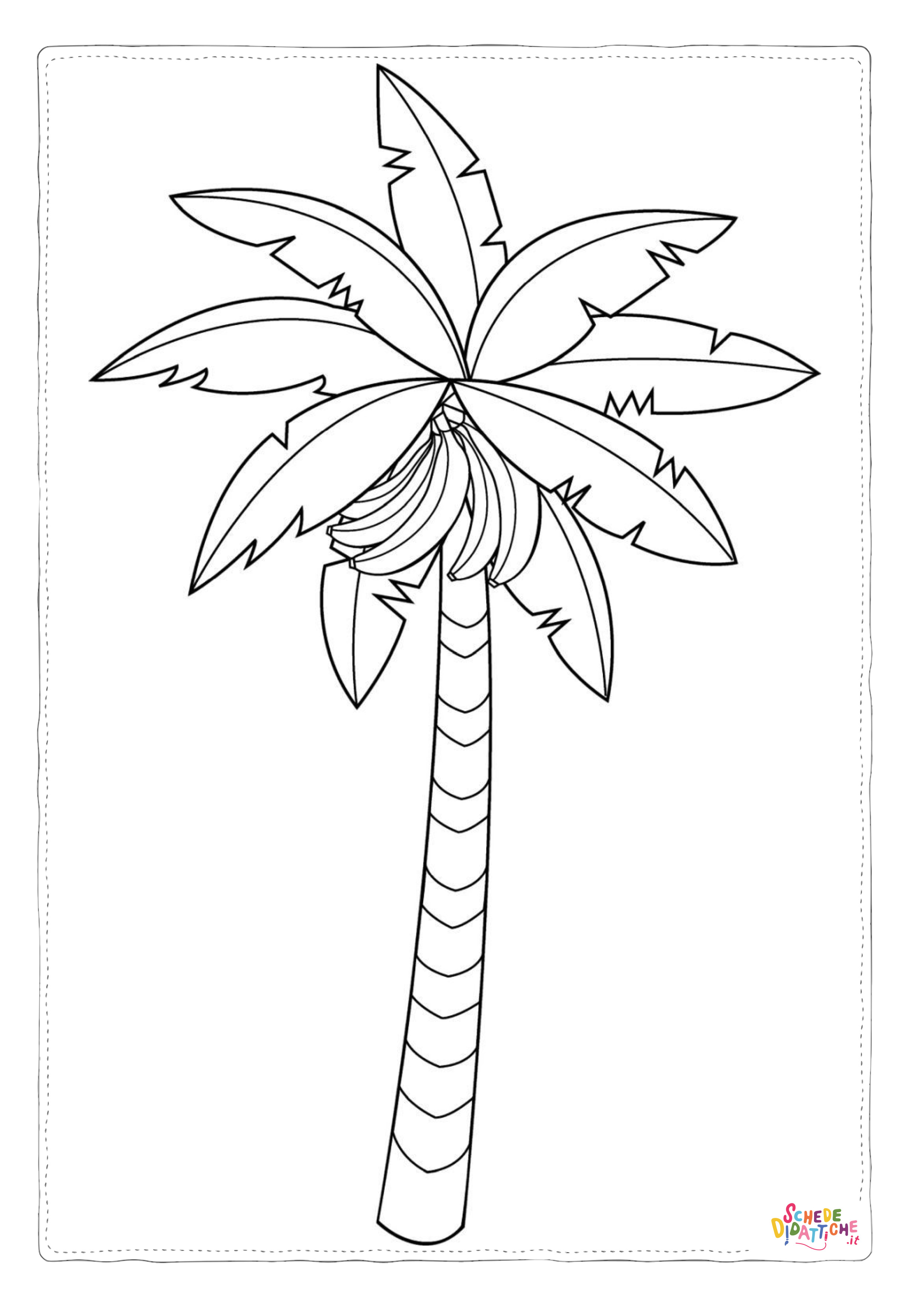 Disegno di albero da stampare e colorare 120