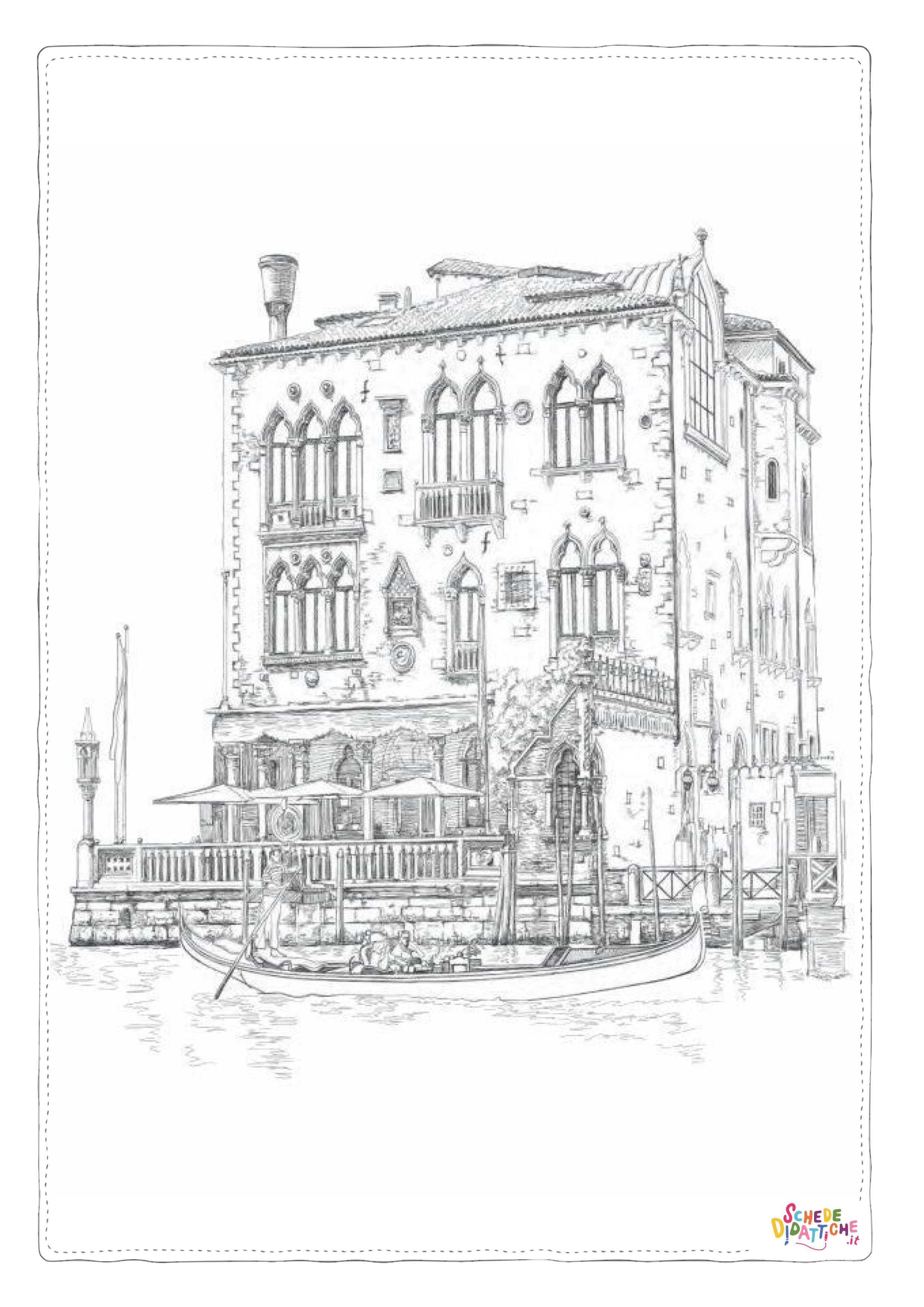 Disegno "Disegno di monumento famoso da stampare e colorare 66" Disegno di monumento famoso da stampare e colorare 66