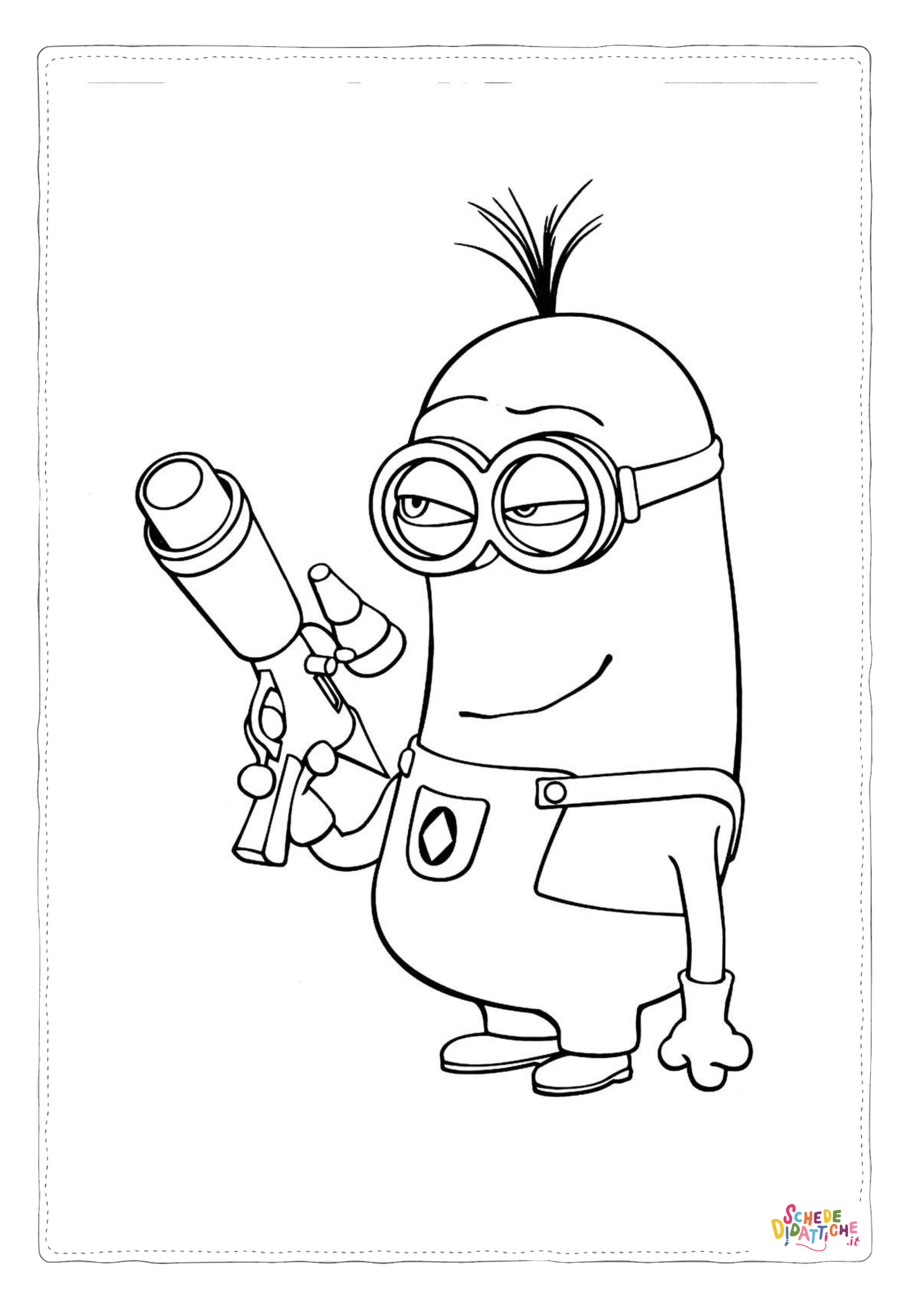 Disegno "Disegno di Cattivissimo me - Minions da stampare e colorare 79" Disegno di Cattivissimo me - Minions da stampare e colorare 79