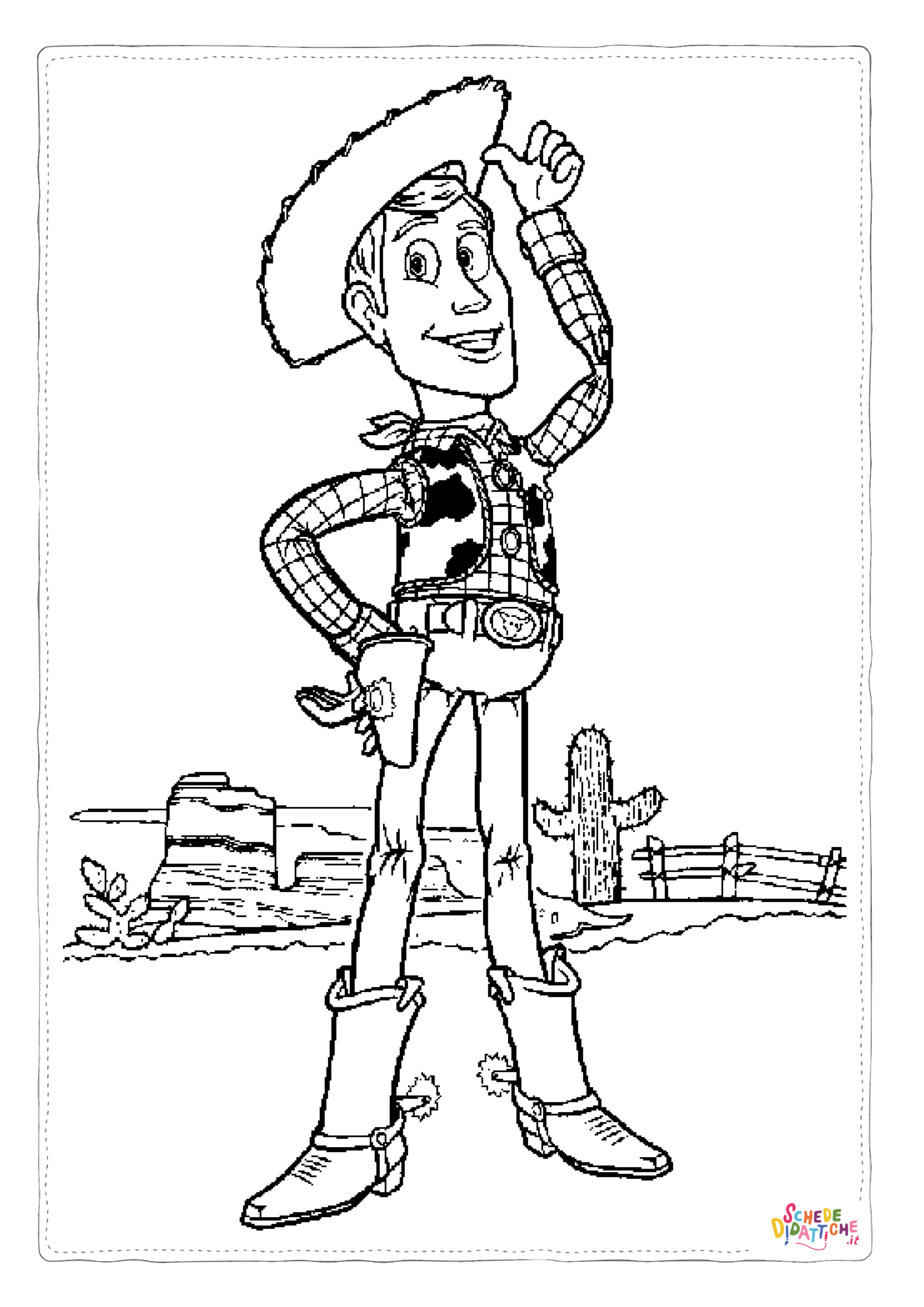 Disegno "Disegno di Toy Story da stampare e colorare 24" Disegno di Toy Story da stampare e colorare 24