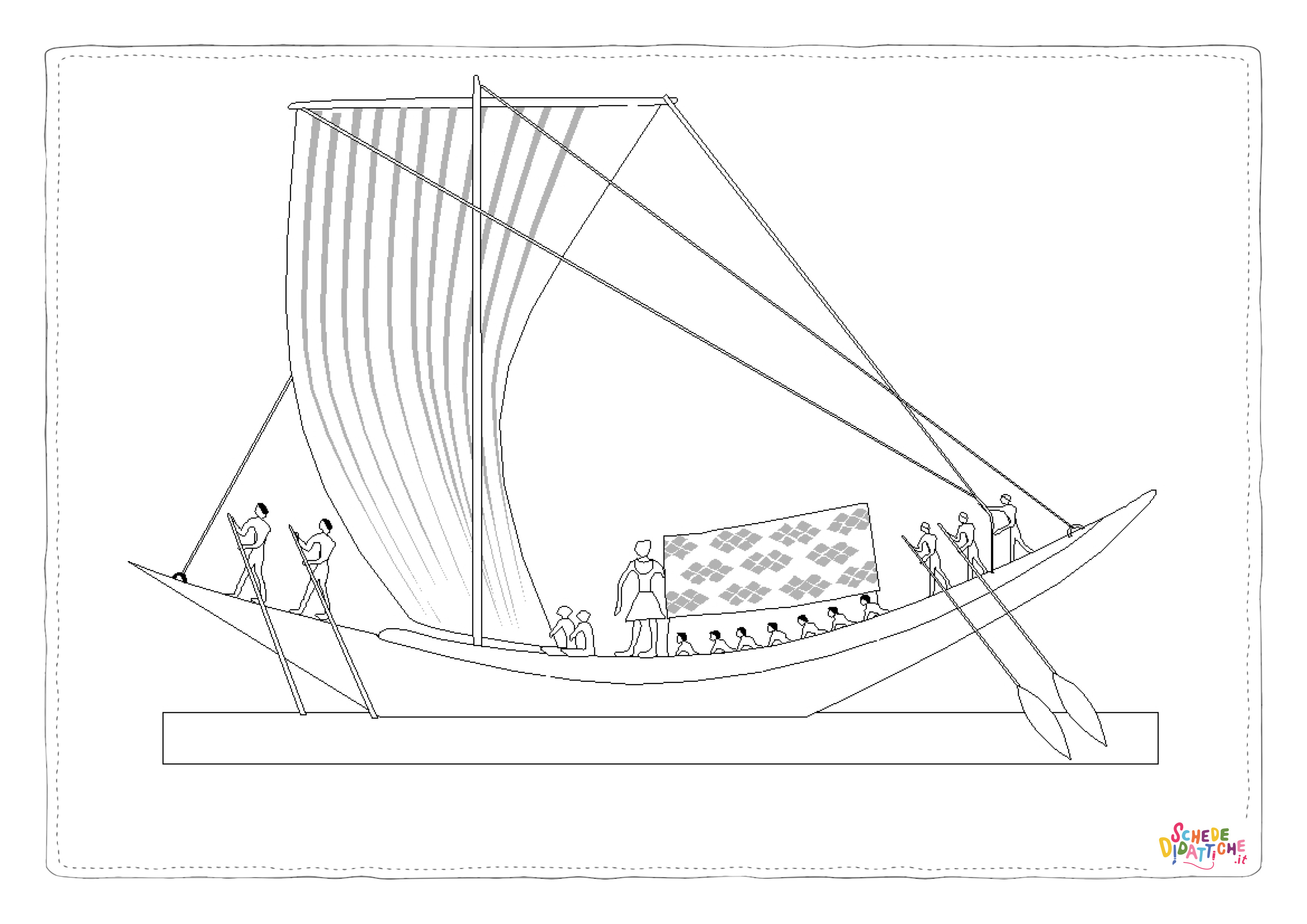 Disegno "Disegno di Impero Egizio da stampare e colorare 36" Disegno di Impero Egizio da stampare e colorare 36