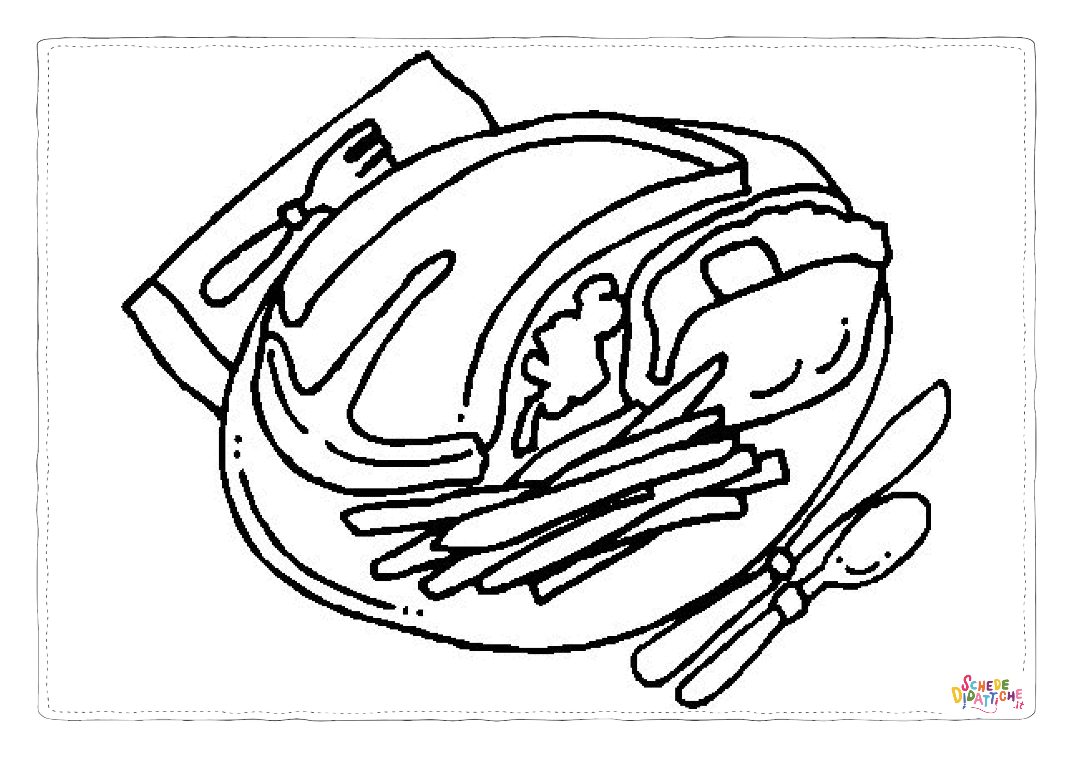 Disegno "Disegno di fast food da stampare e colorare 14" Disegno di fast food da stampare e colorare 14