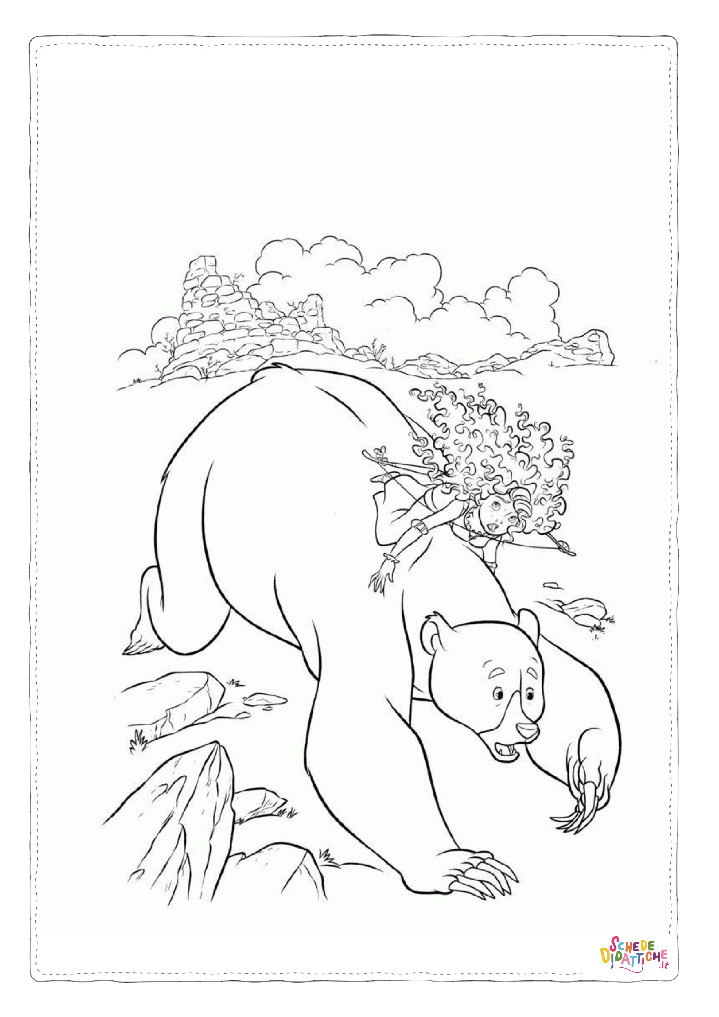 Disegno "Disegno di The Brave da stampare e colorare" Disegno di The Brave da stampare e colorare