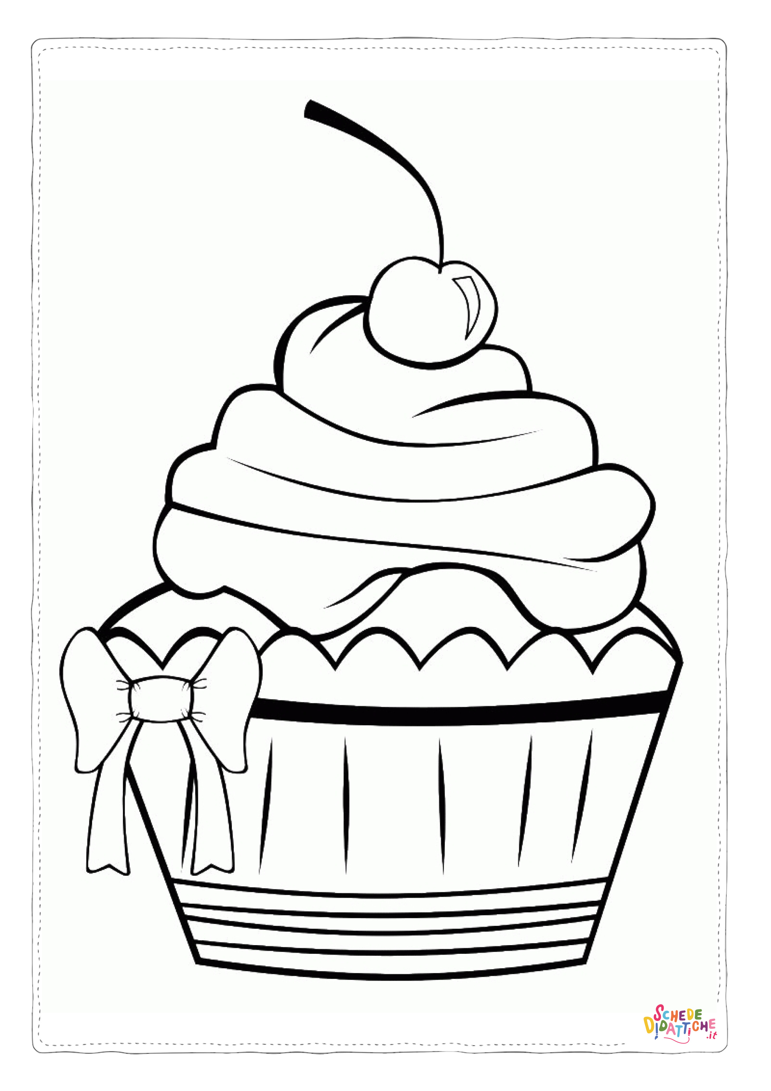 Disegno di gelato da stampare e colorare 43