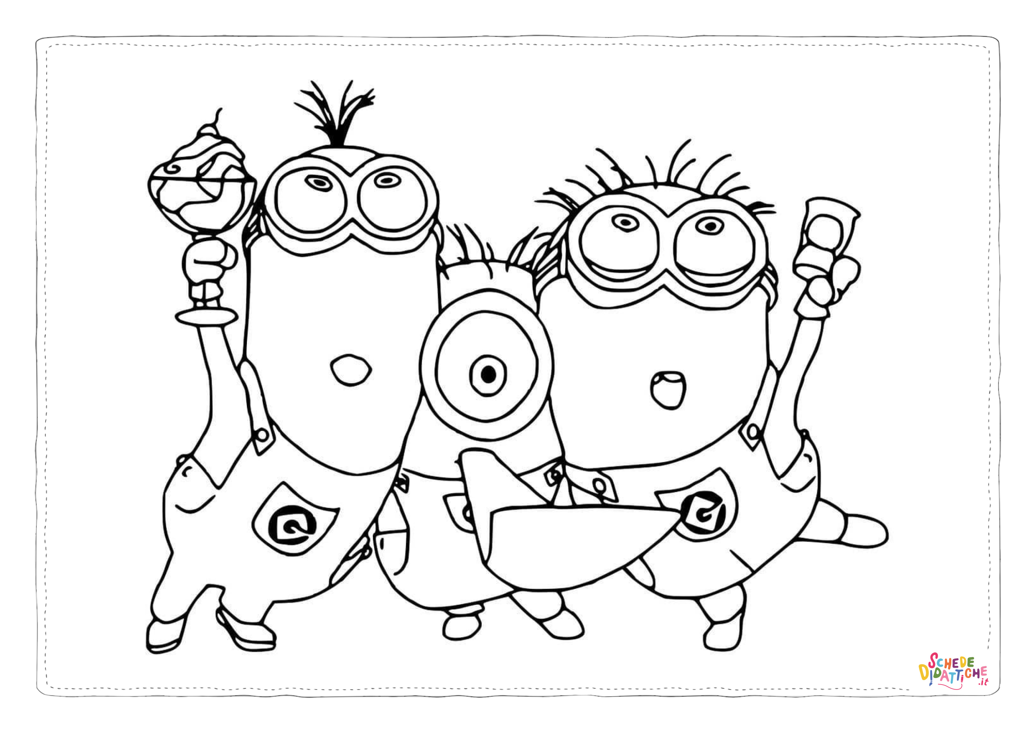 Disegno "Disegno di Cattivissimo me - Minions da stampare e colorare 70" Disegno di Cattivissimo me - Minions da stampare e colorare 70