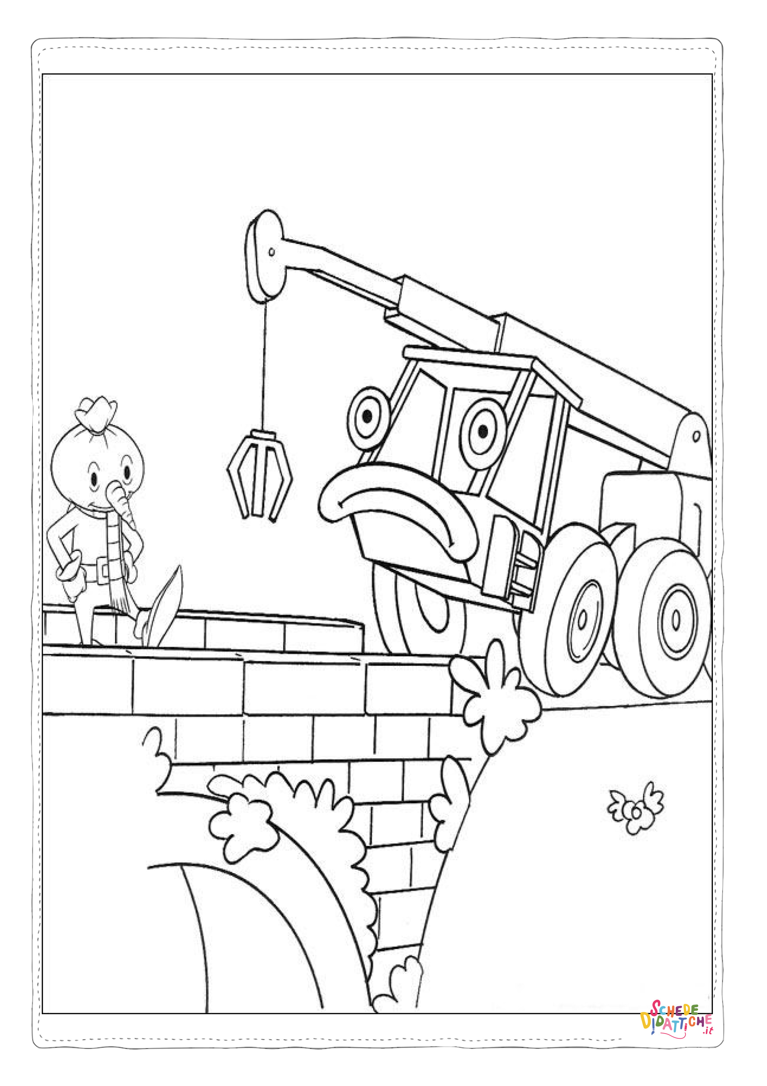 Disegno di Bob aggiustatutto da stampare e colorare 28