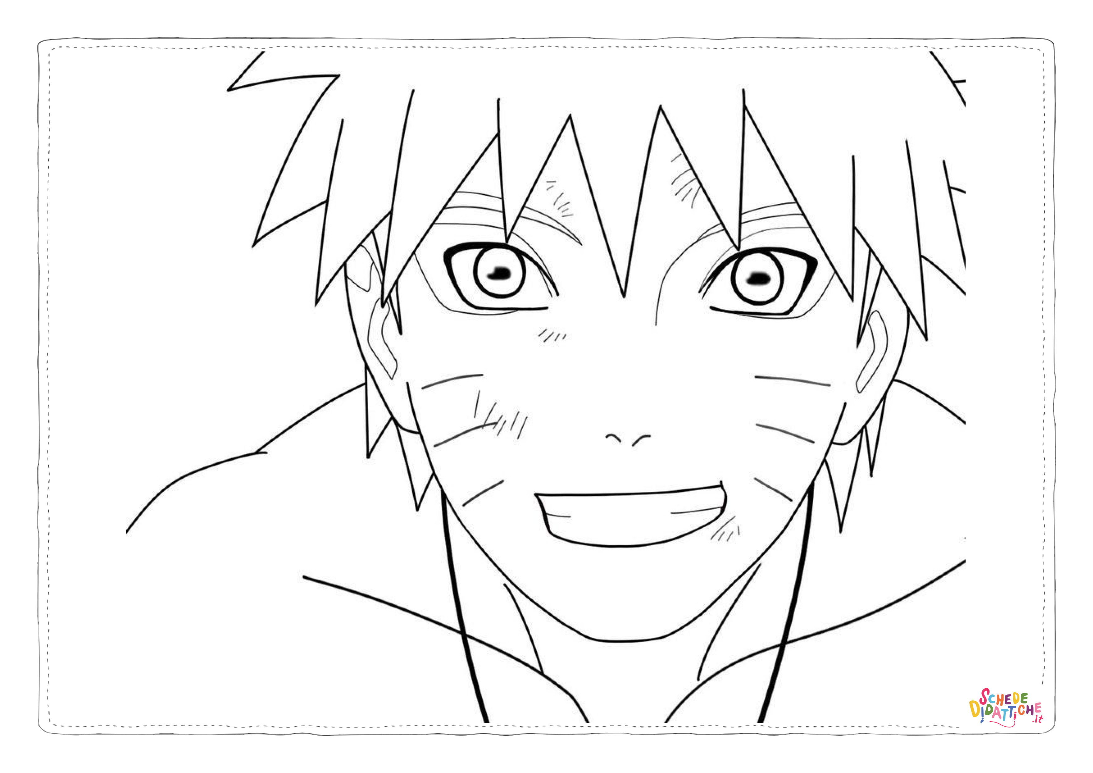 Disegno di Naruto da stampare e colorare 14
