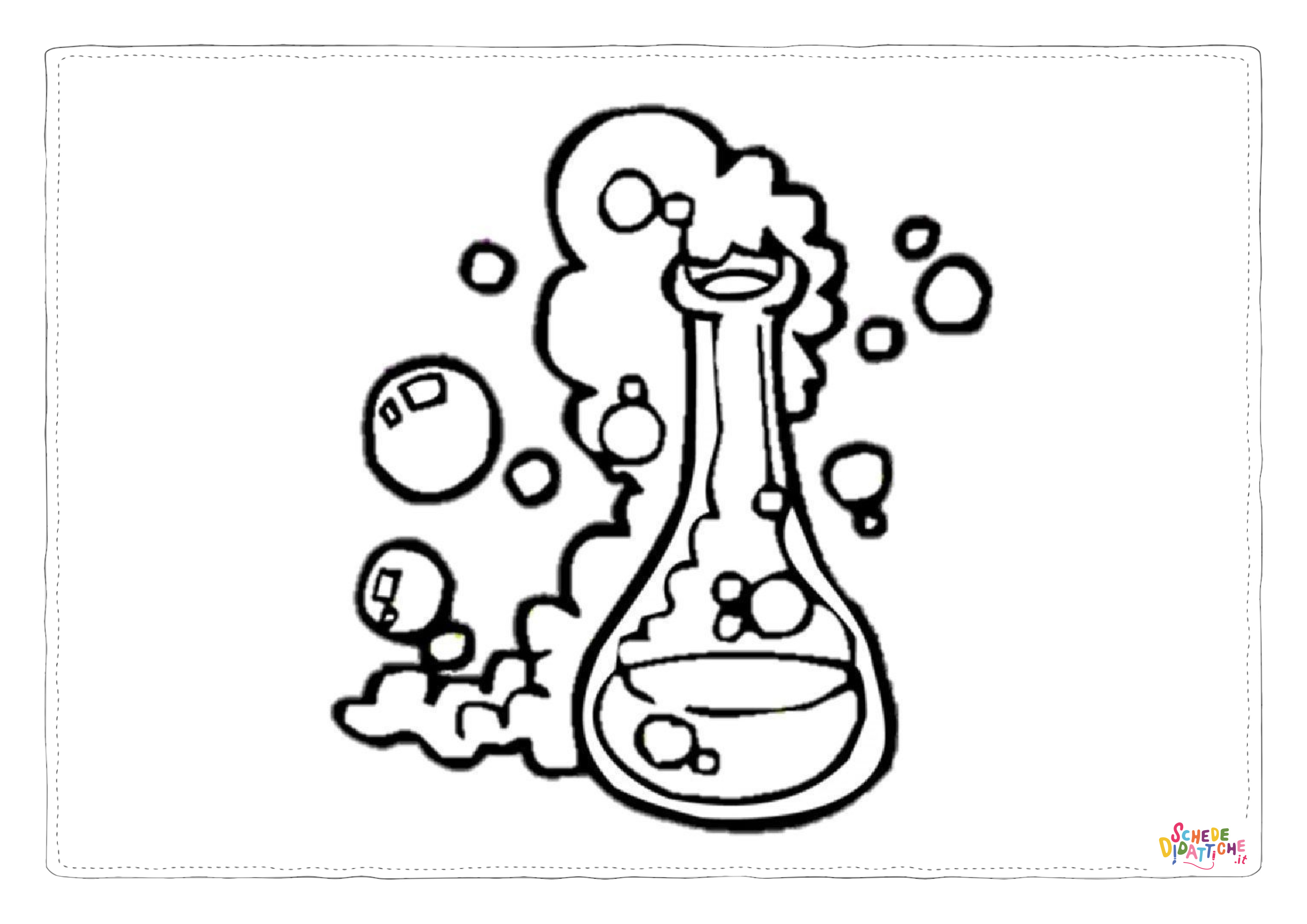 Disegno di scienziato da stampare e colorare 8