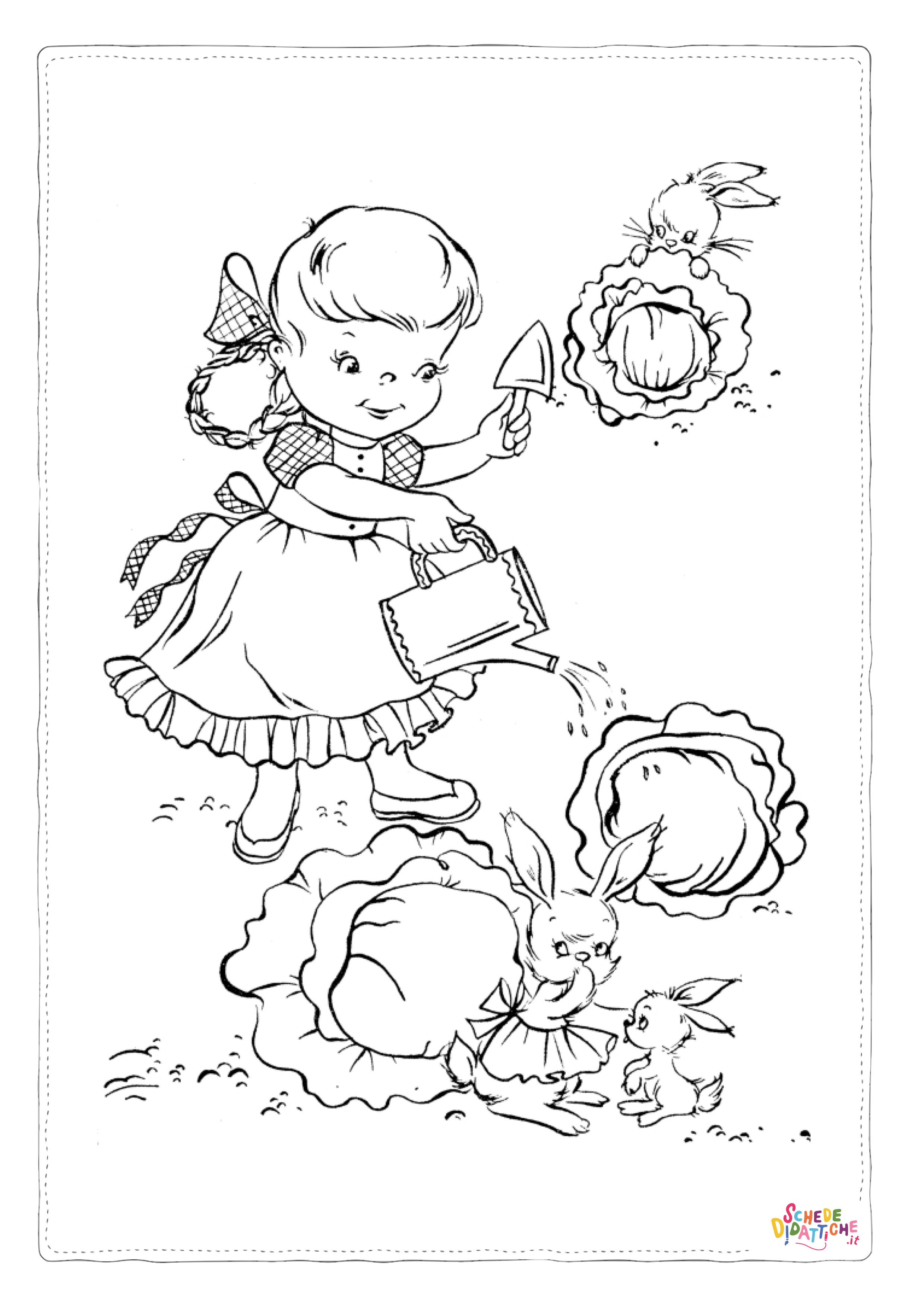 Disegno di giardiniere da stampare e colorare 2