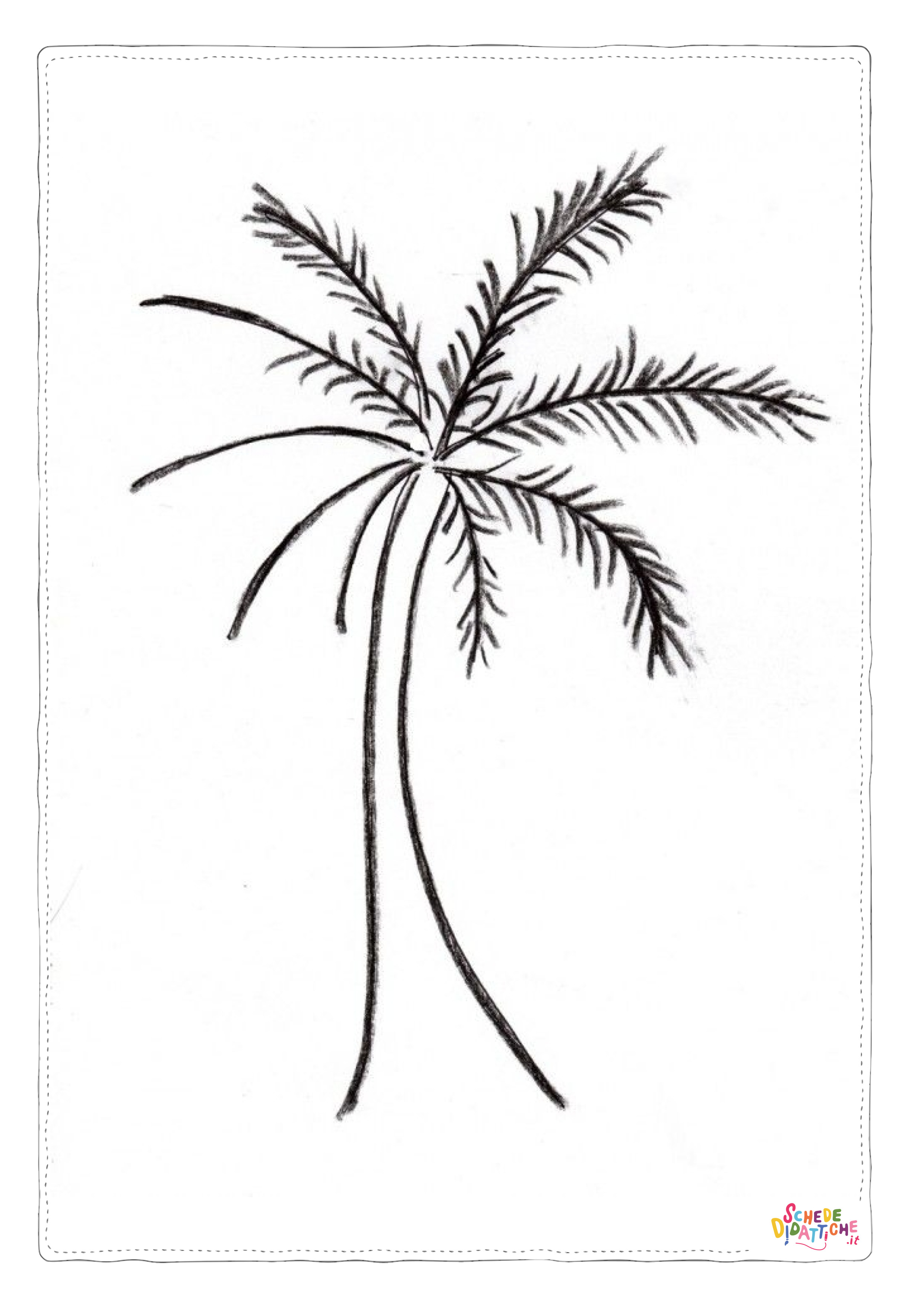 Disegno "Disegno di albero da stampare e colorare 15" Disegno di albero da stampare e colorare 15