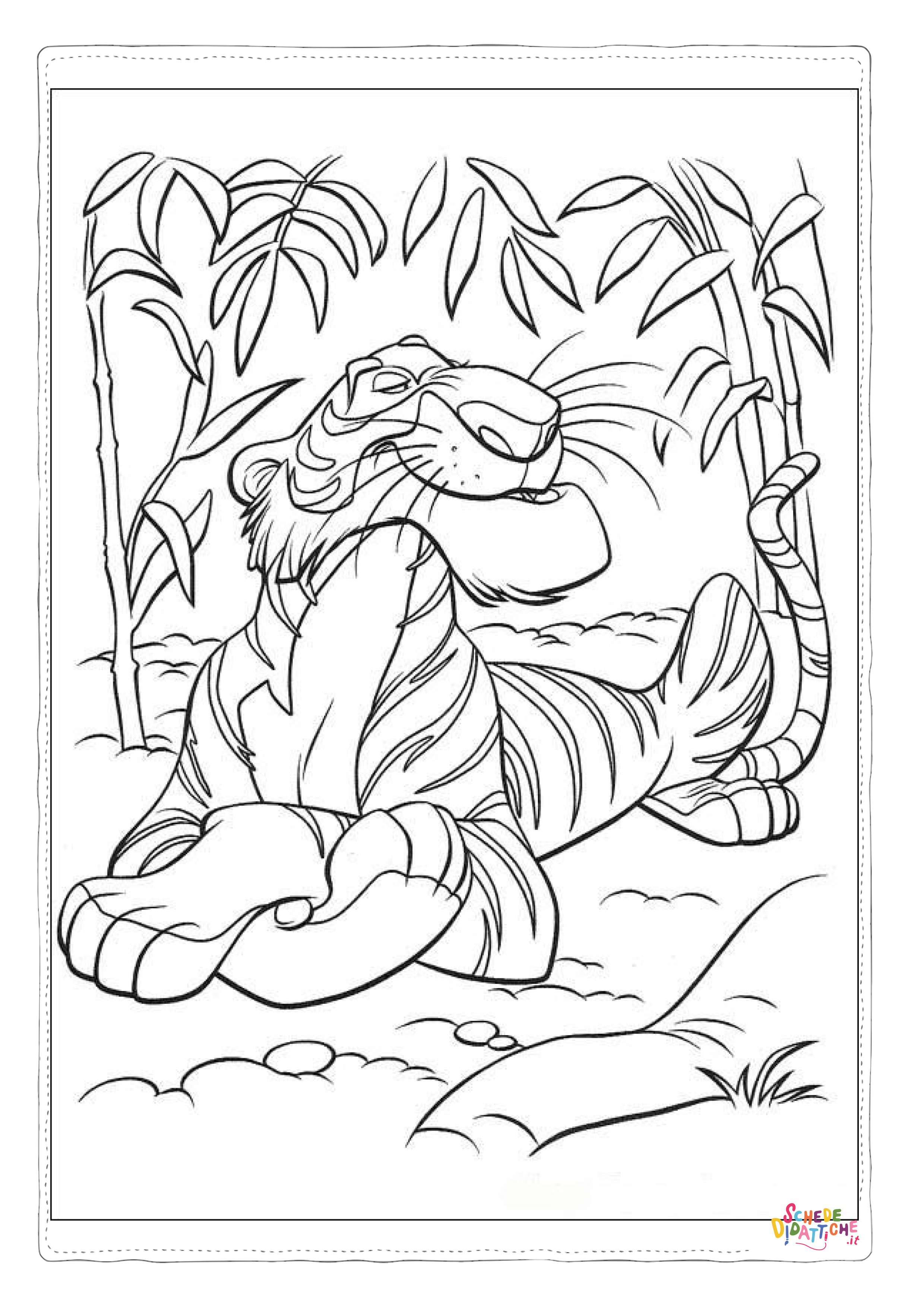 Disegno "Disegno di Il libro della giungla da stampare e colorare 43" Disegno di Il libro della giungla da stampare e colorare 43