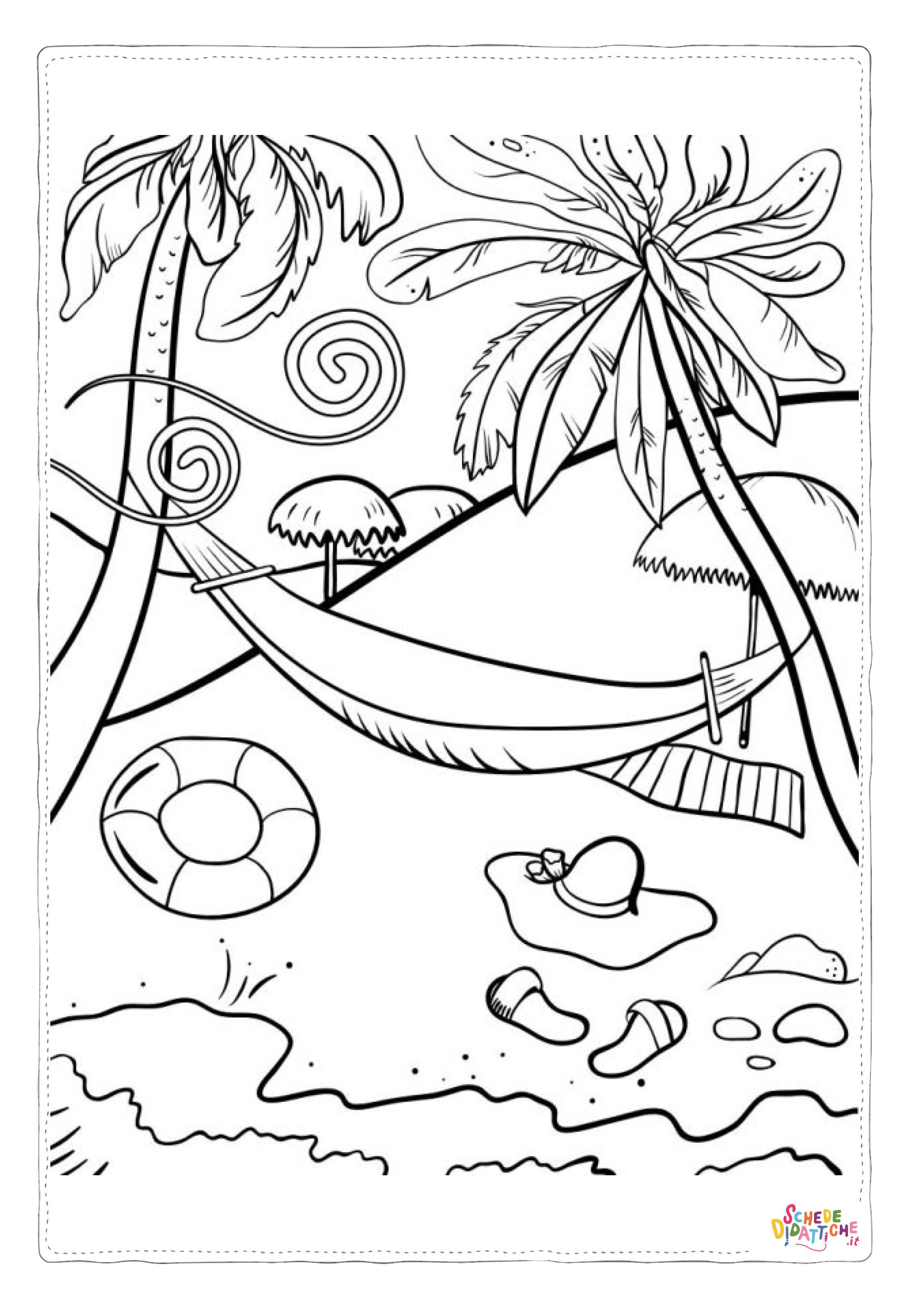 Disegno "Disegno di mare da stampare e colorare 25" Disegno di mare da stampare e colorare 25