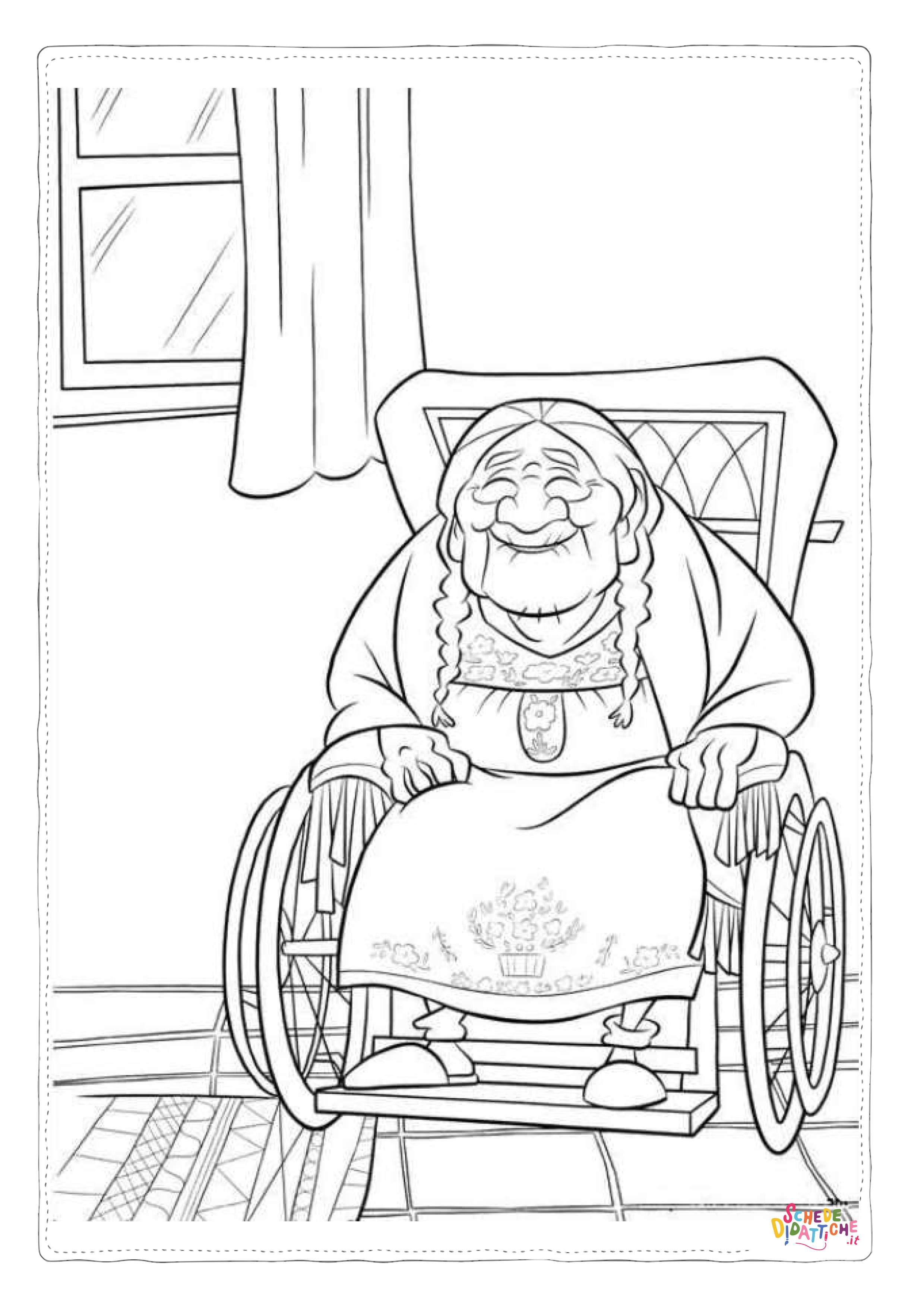 Disegno "Disegno di Coco da stampare e colorare 1" Disegno di Coco da stampare e colorare 1