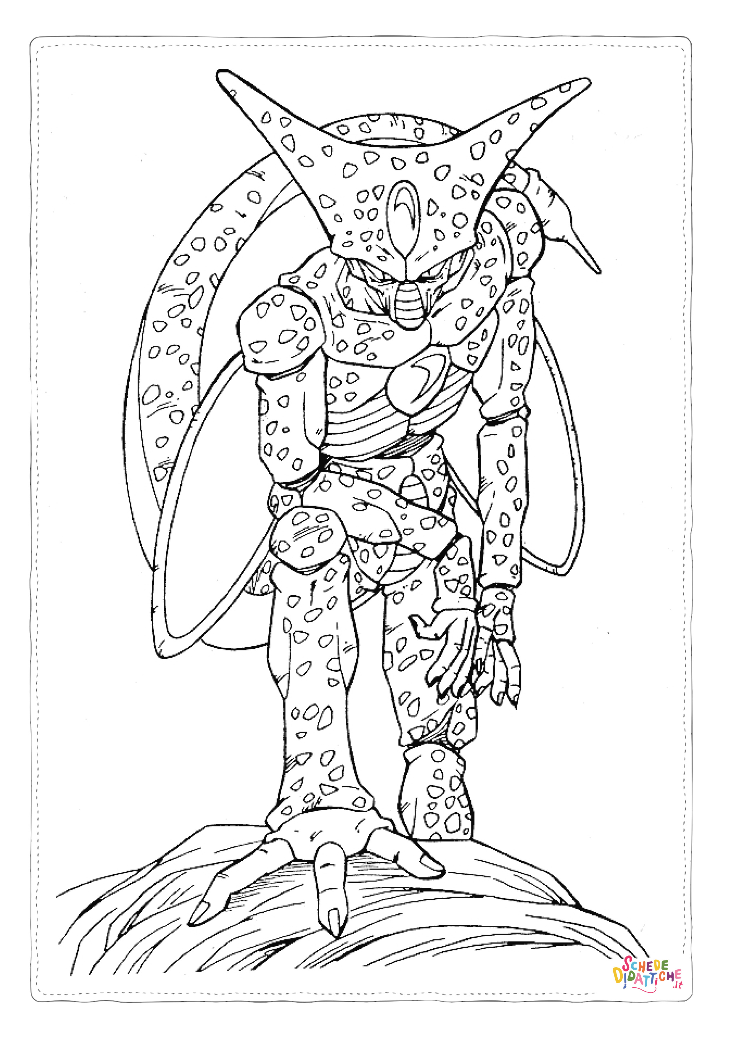 Disegno "Disegno di Dragon Ball da stampare e colorare 139" Disegno di Dragon Ball da stampare e colorare 139