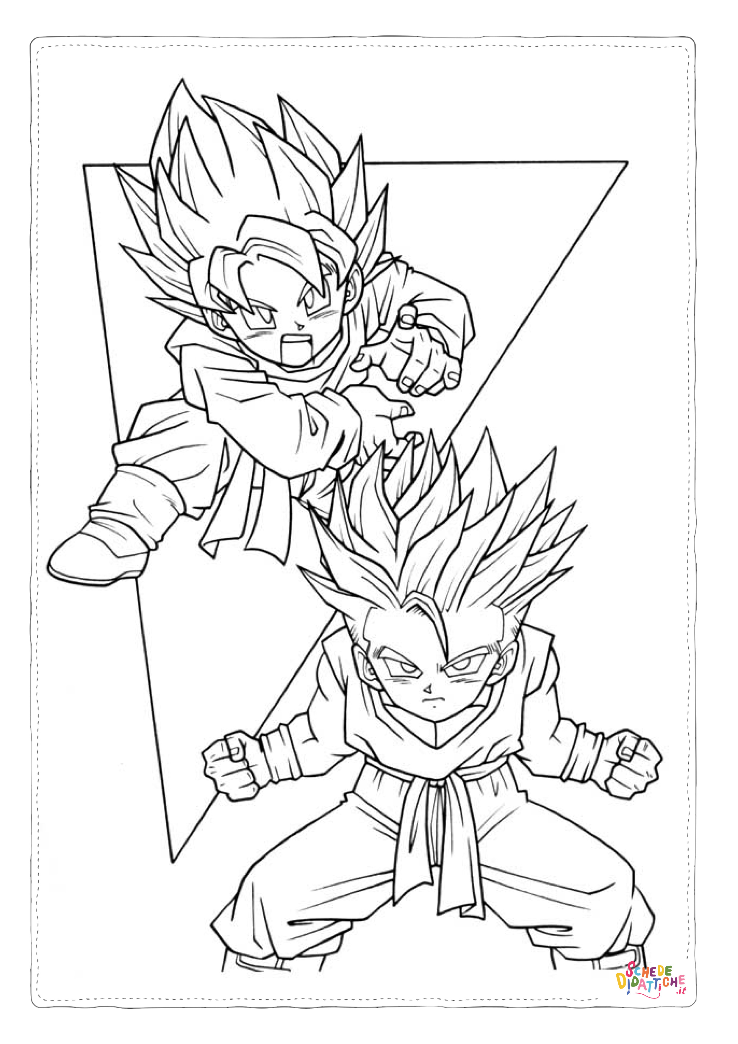 Disegno "Disegno di Dragon Ball da stampare e colorare 145" Disegno di Dragon Ball da stampare e colorare 145
