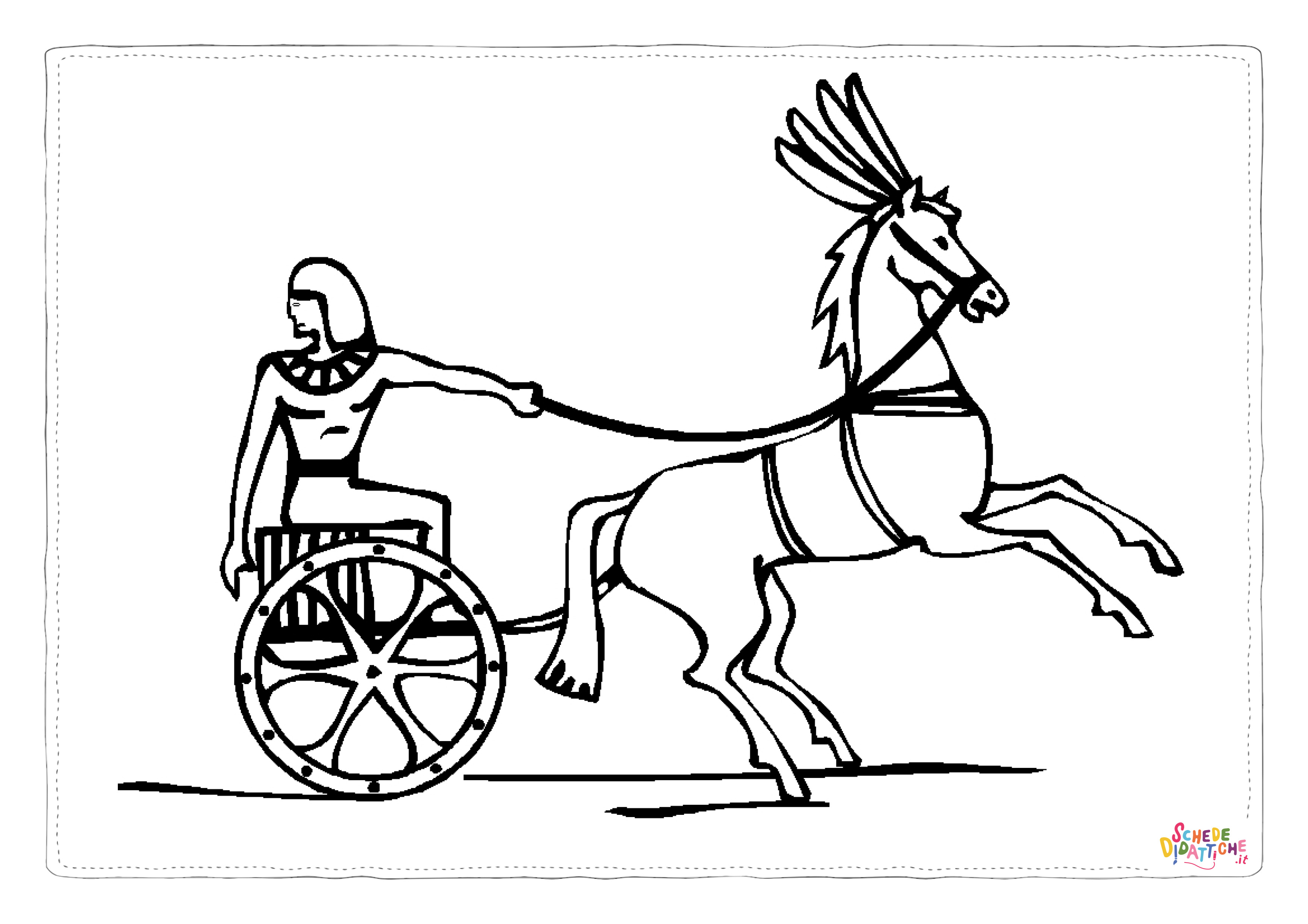 Disegno "Disegno di Impero Egizio da stampare e colorare 5" Disegno di Impero Egizio da stampare e colorare 5