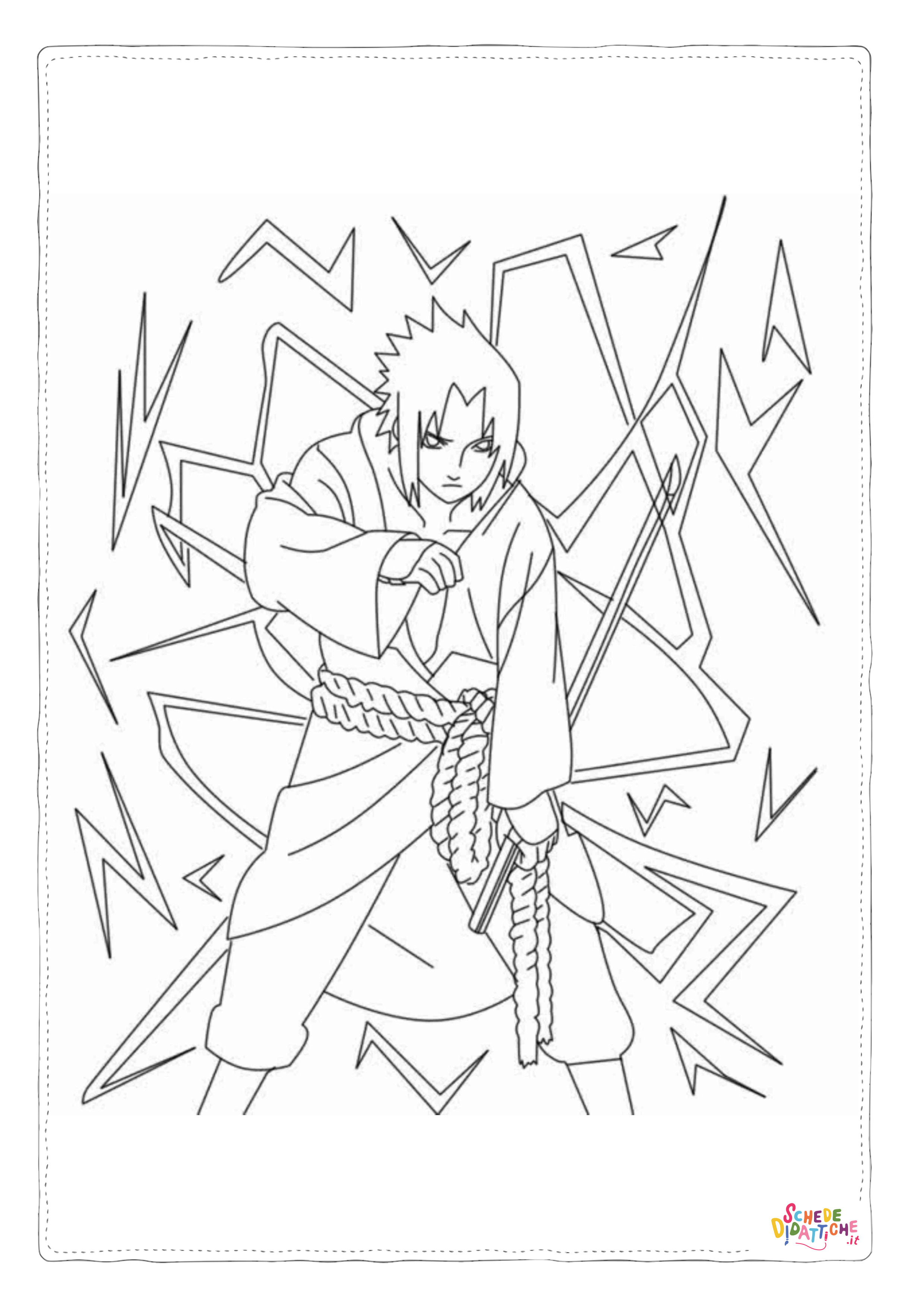 Disegno di Naruto da stampare e colorare 39