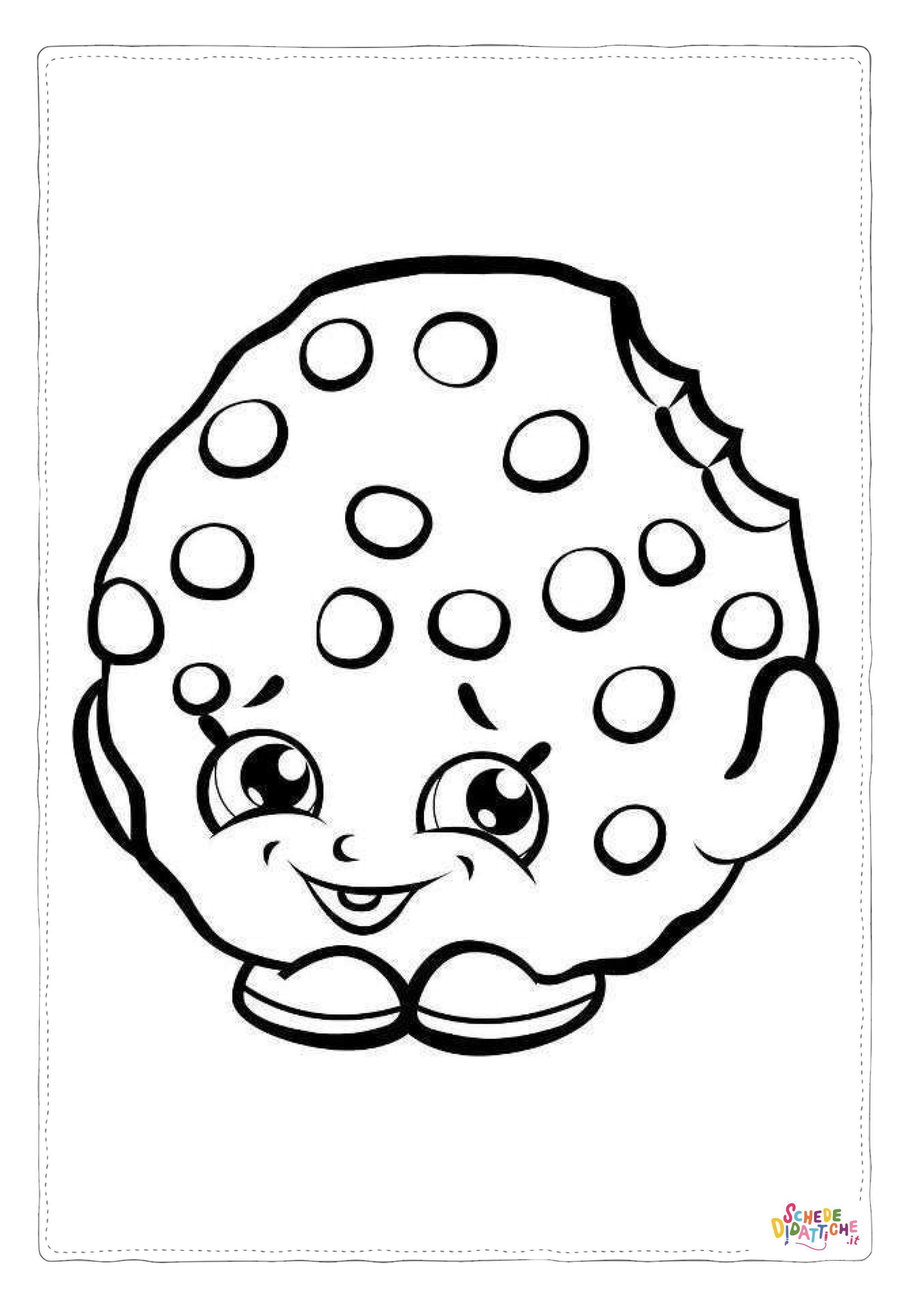 Disegno "Disegno di fragola da stampare e colorare 26" Disegno di fragola da stampare e colorare 26