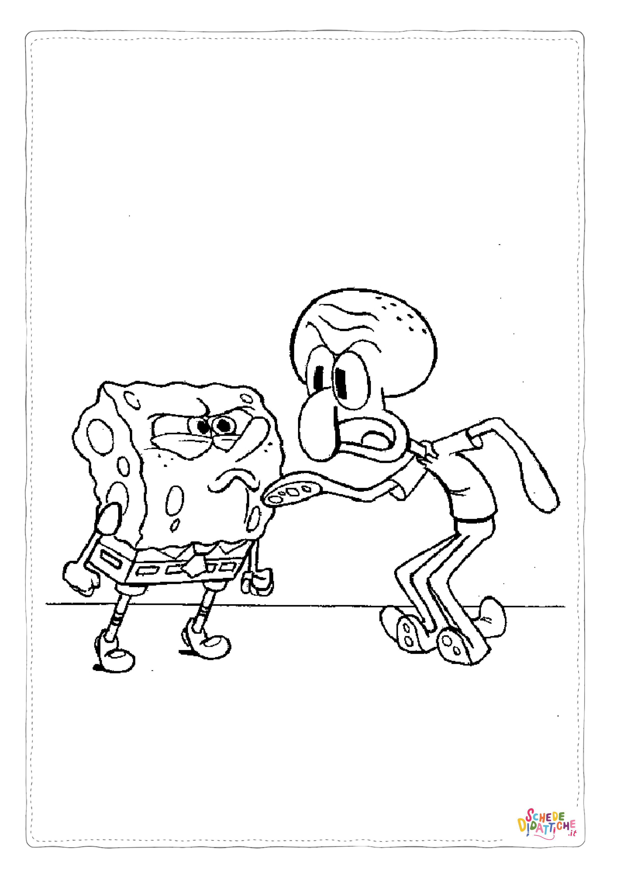 Disegno di Spongebob da stampare e colorare 55