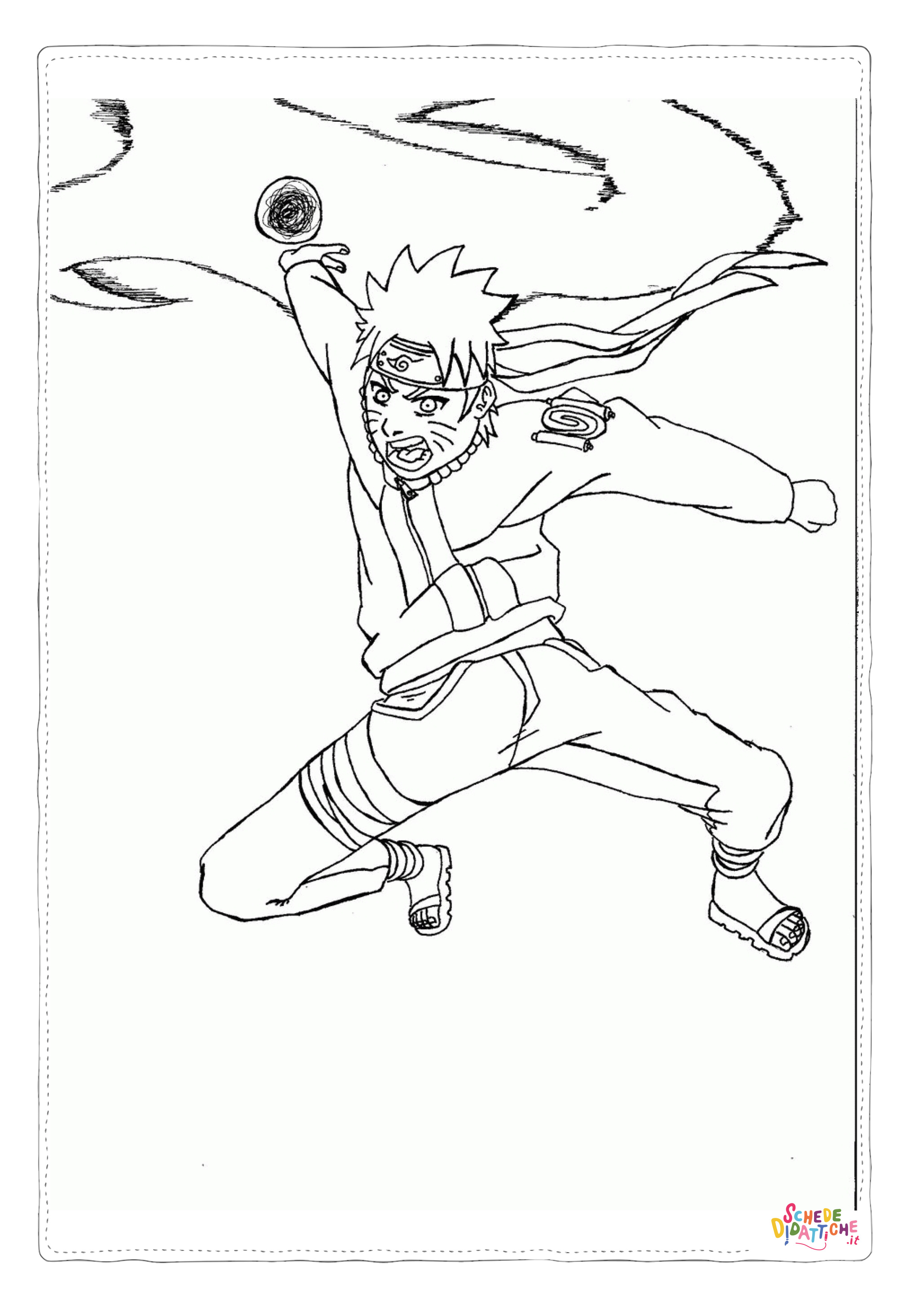 Disegno di Naruto da stampare e colorare 38