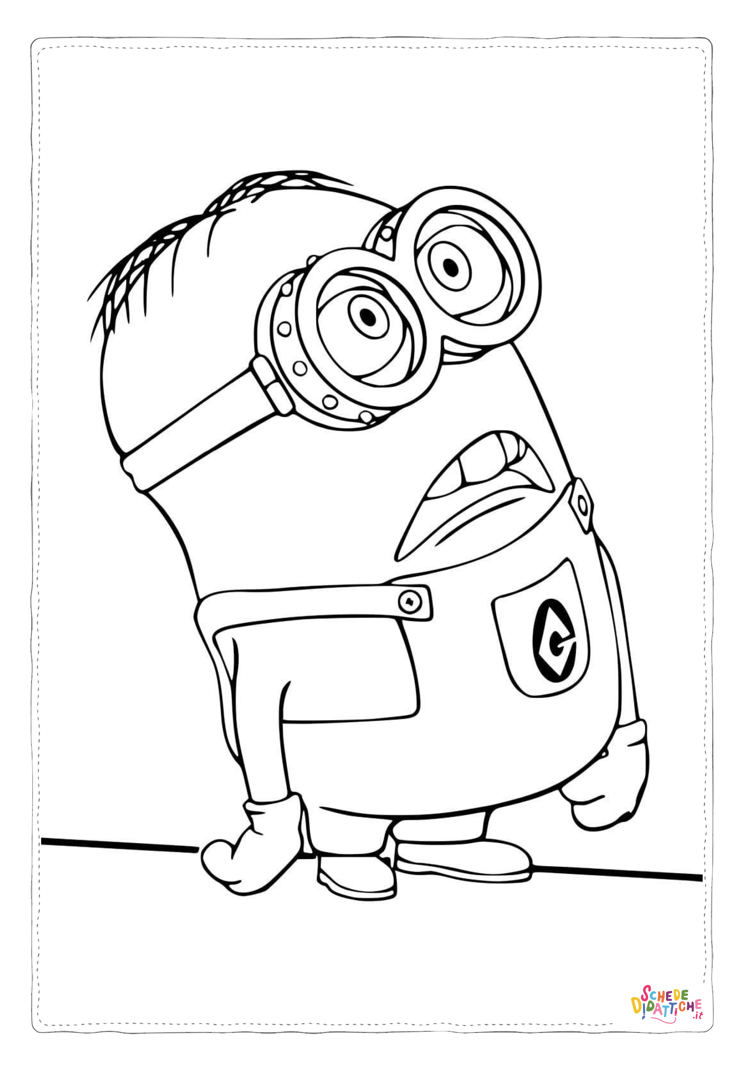 Disegno "Disegno di Cattivissimo me - Minions da stampare e colorare 83" Disegno di Cattivissimo me - Minions da stampare e colorare 83