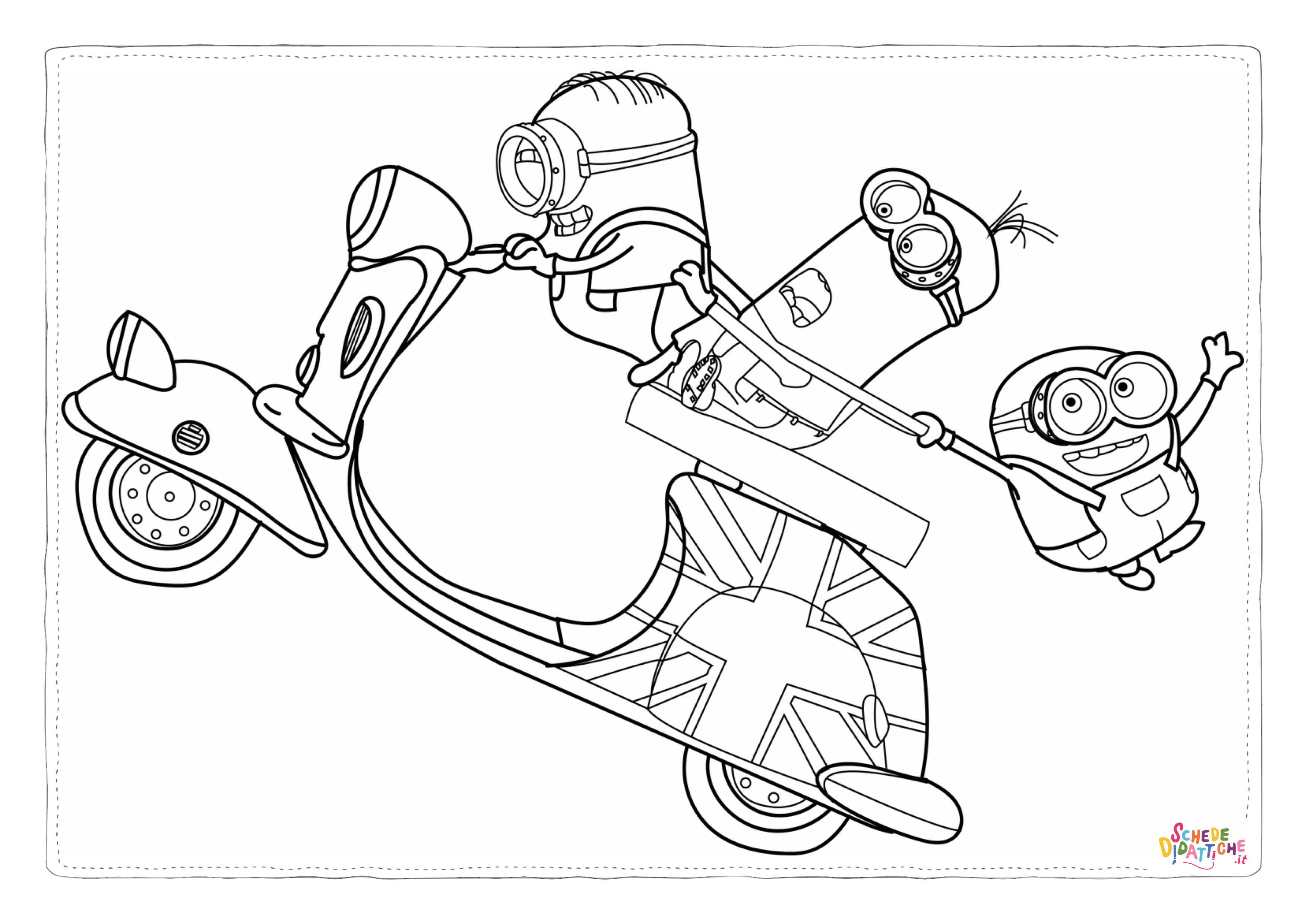 Disegno "Disegno di Cattivissimo me - Minions da stampare e colorare 11" Disegno di Cattivissimo me - Minions da stampare e colorare 11
