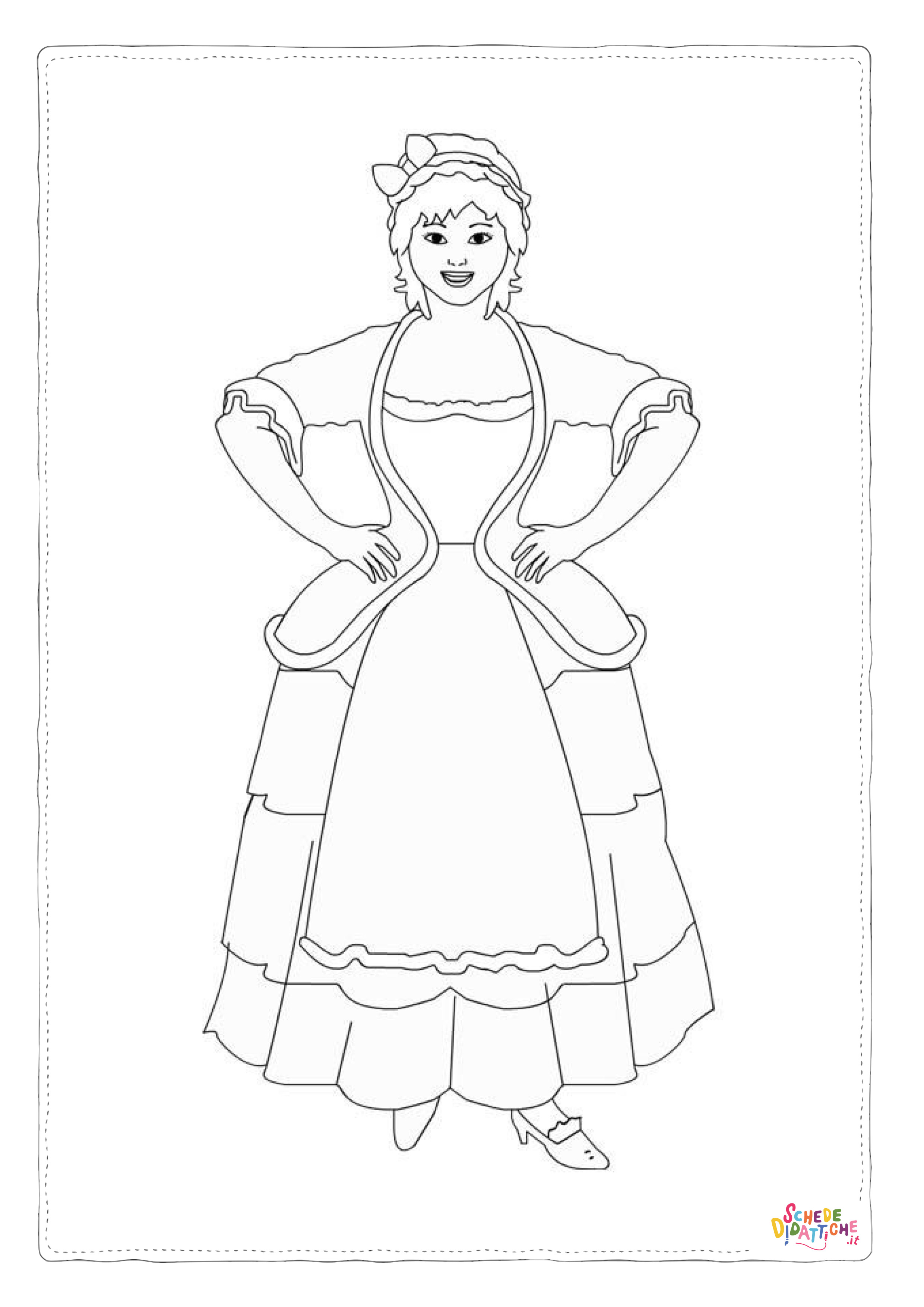 Disegno "Colombina 3" Colombina 3