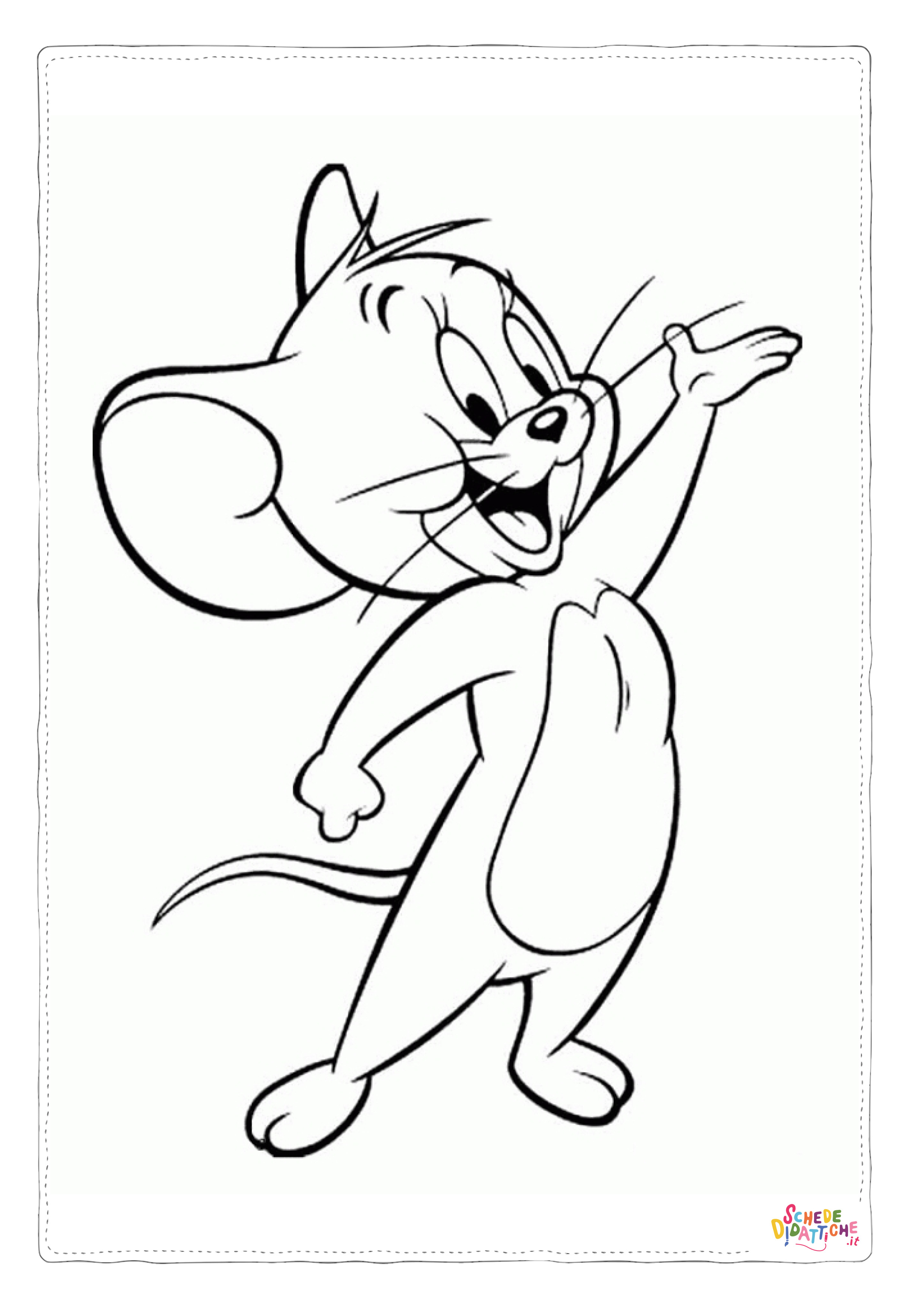 Disegno di Tom e Jerry da stampare e colorare 29