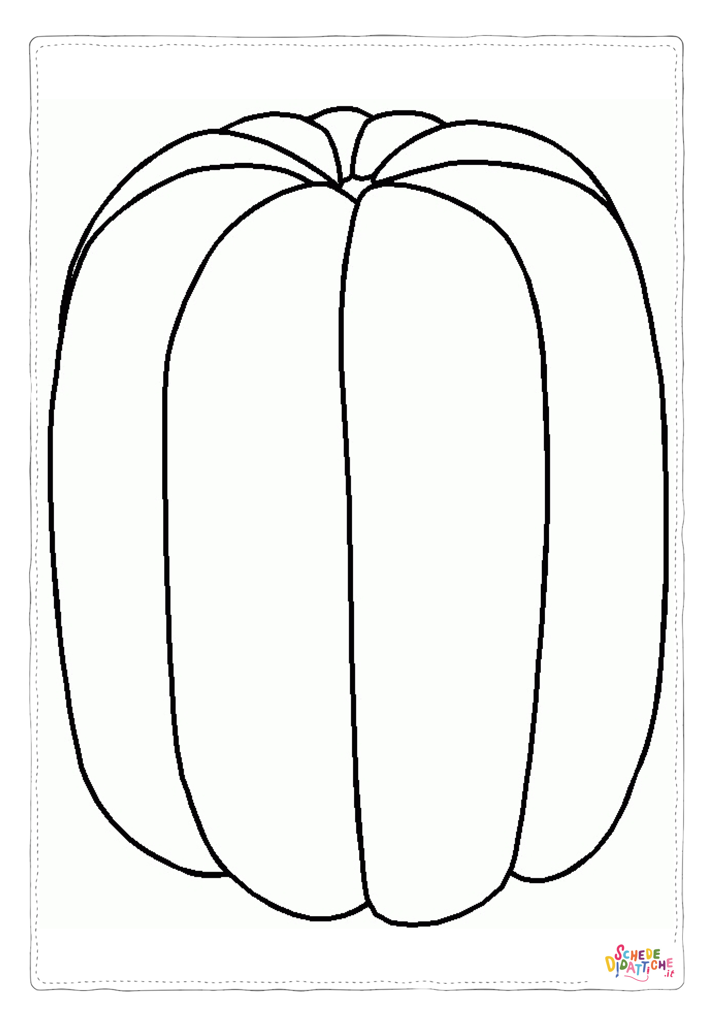 Disegno "Disegno di zucca da stampare e colorare 11" Disegno di zucca da stampare e colorare 11