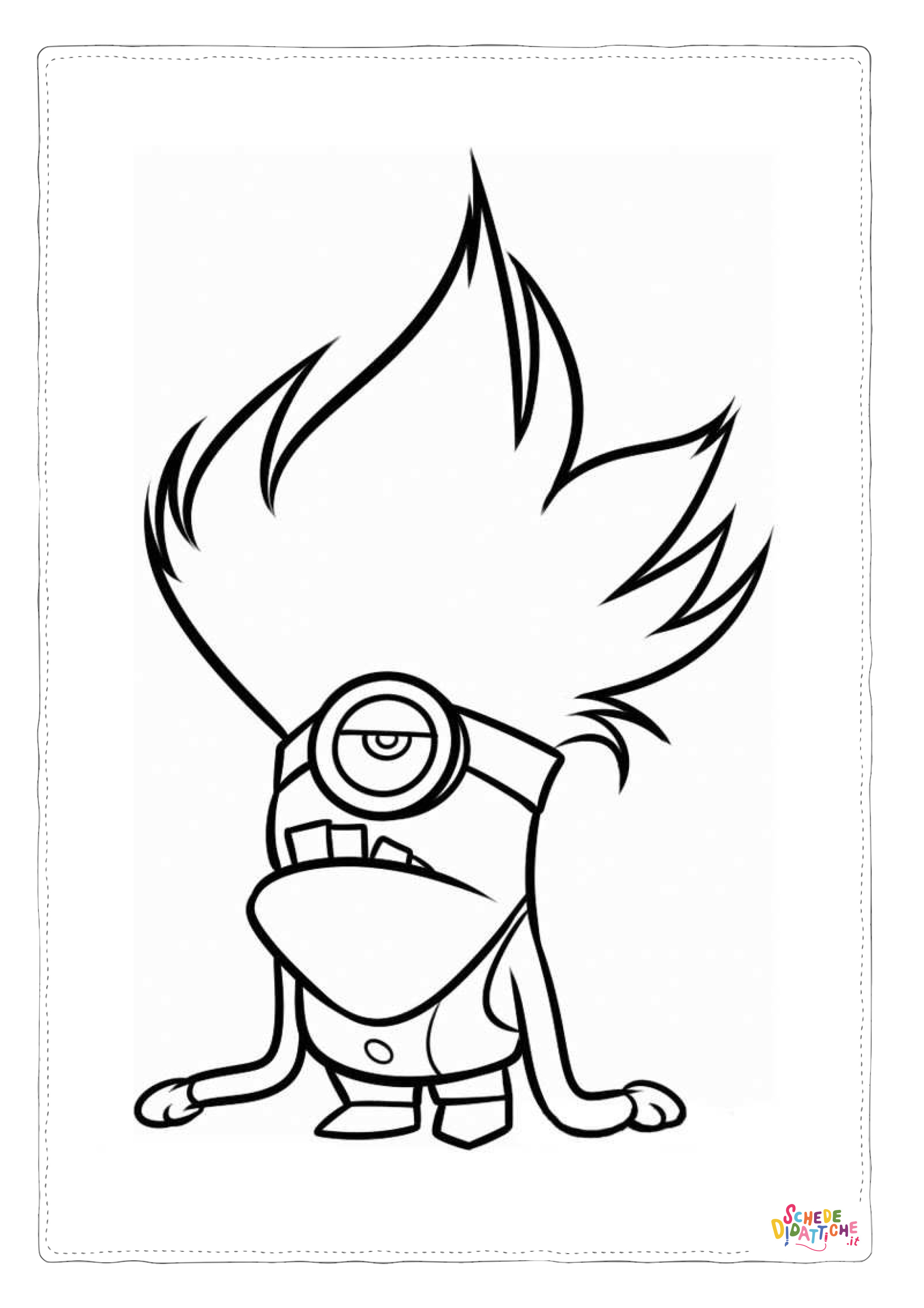 Disegno "Disegno di Cattivissimo me - Minions da stampare e colorare 33" Disegno di Cattivissimo me - Minions da stampare e colorare 33