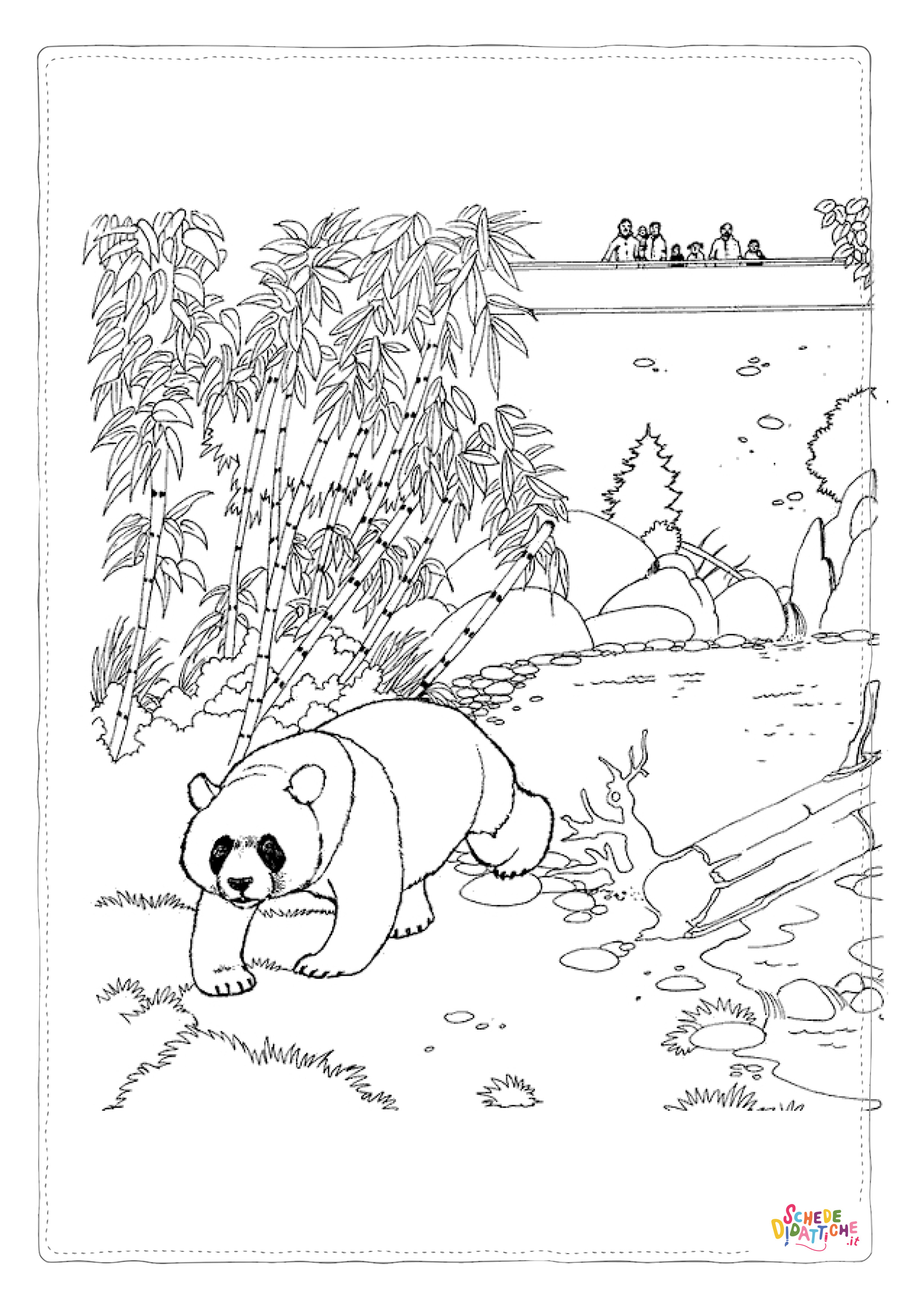 Disegno di panda da stampare e colorare 10