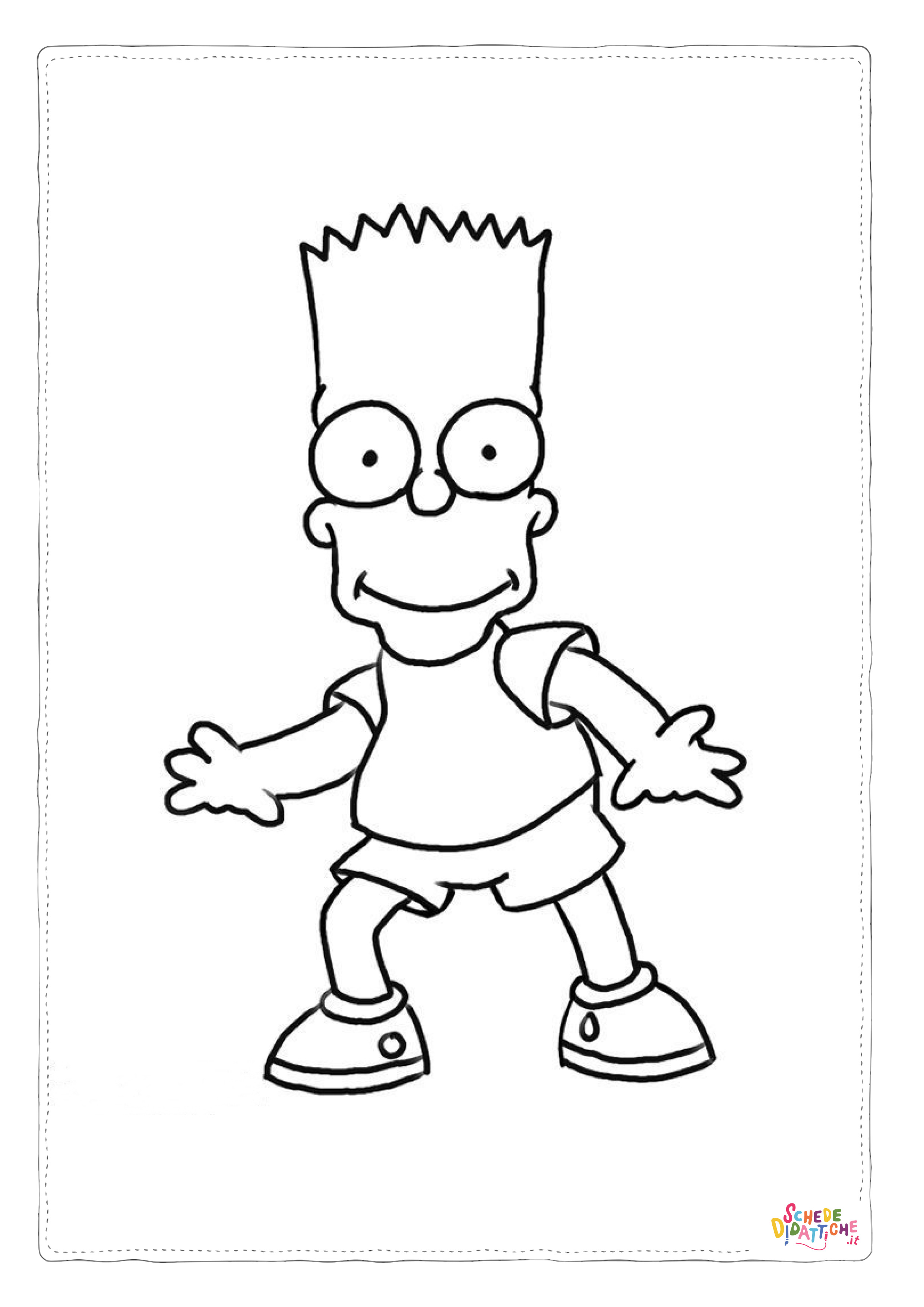 Disegno di I Simpson da stampare e colorare 46