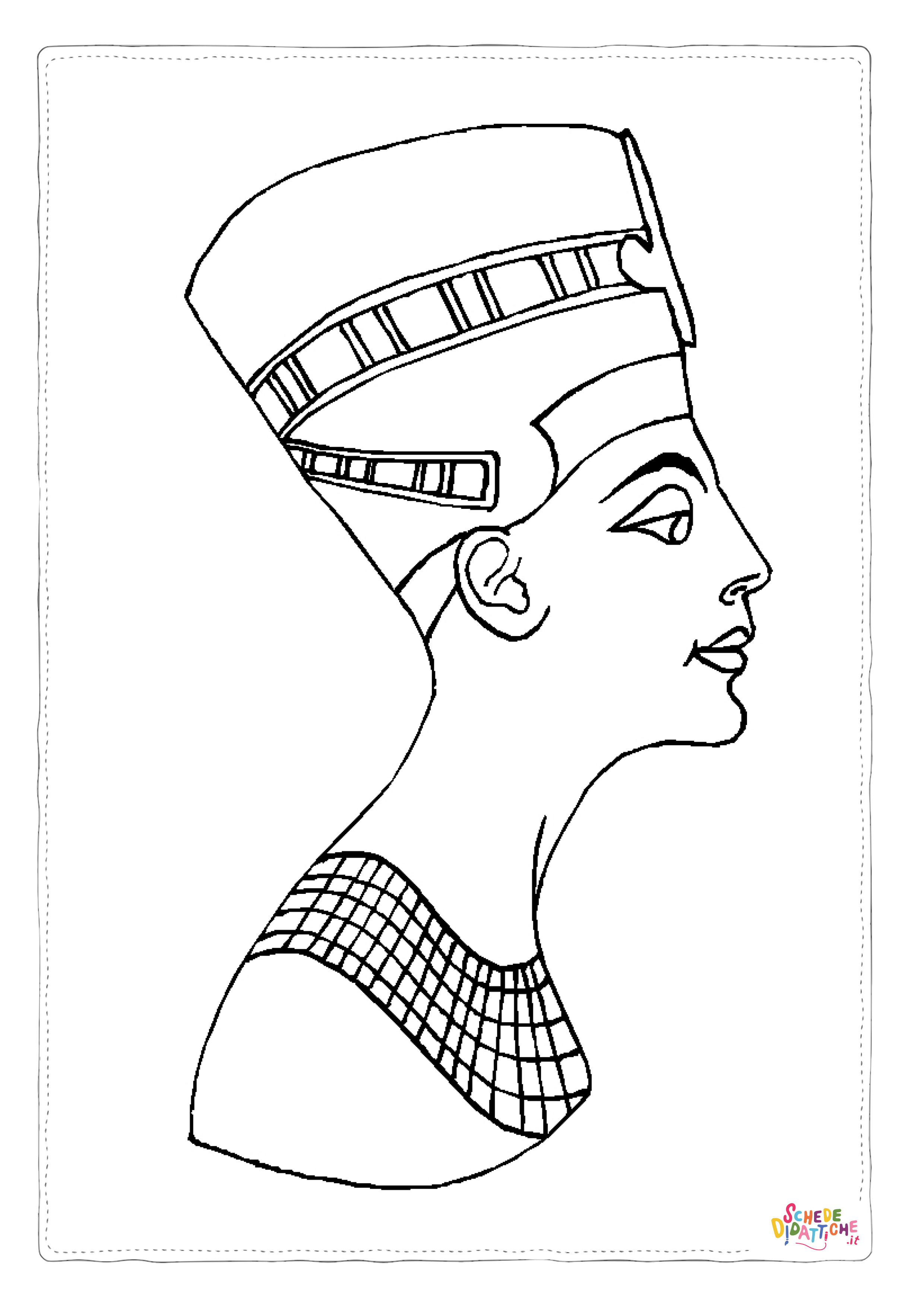 Disegno "Disegno di Impero Egizio da stampare e colorare 1" Disegno di Impero Egizio da stampare e colorare 1