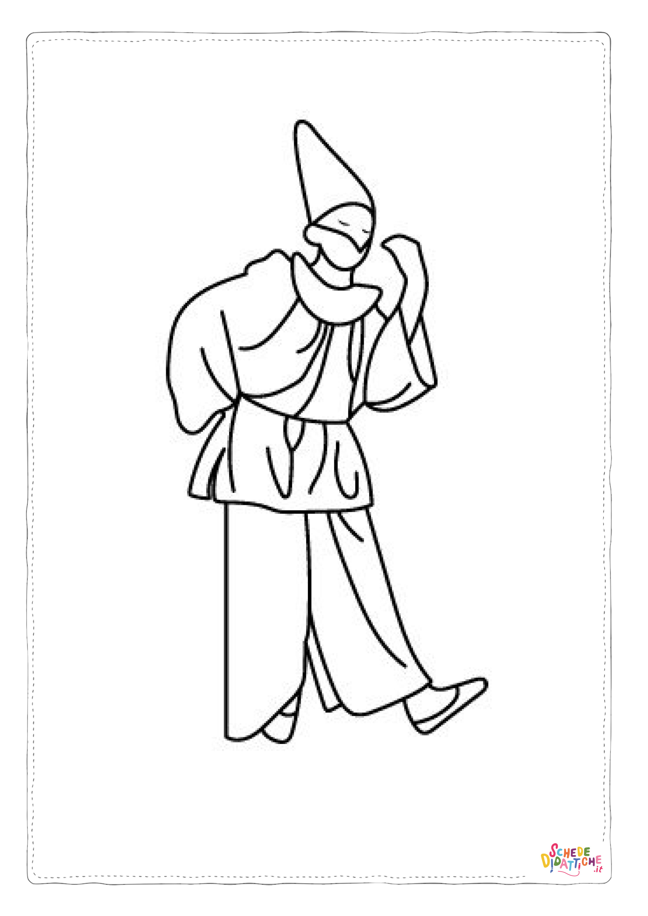 Disegno "Pulcinella 08" Pulcinella 08