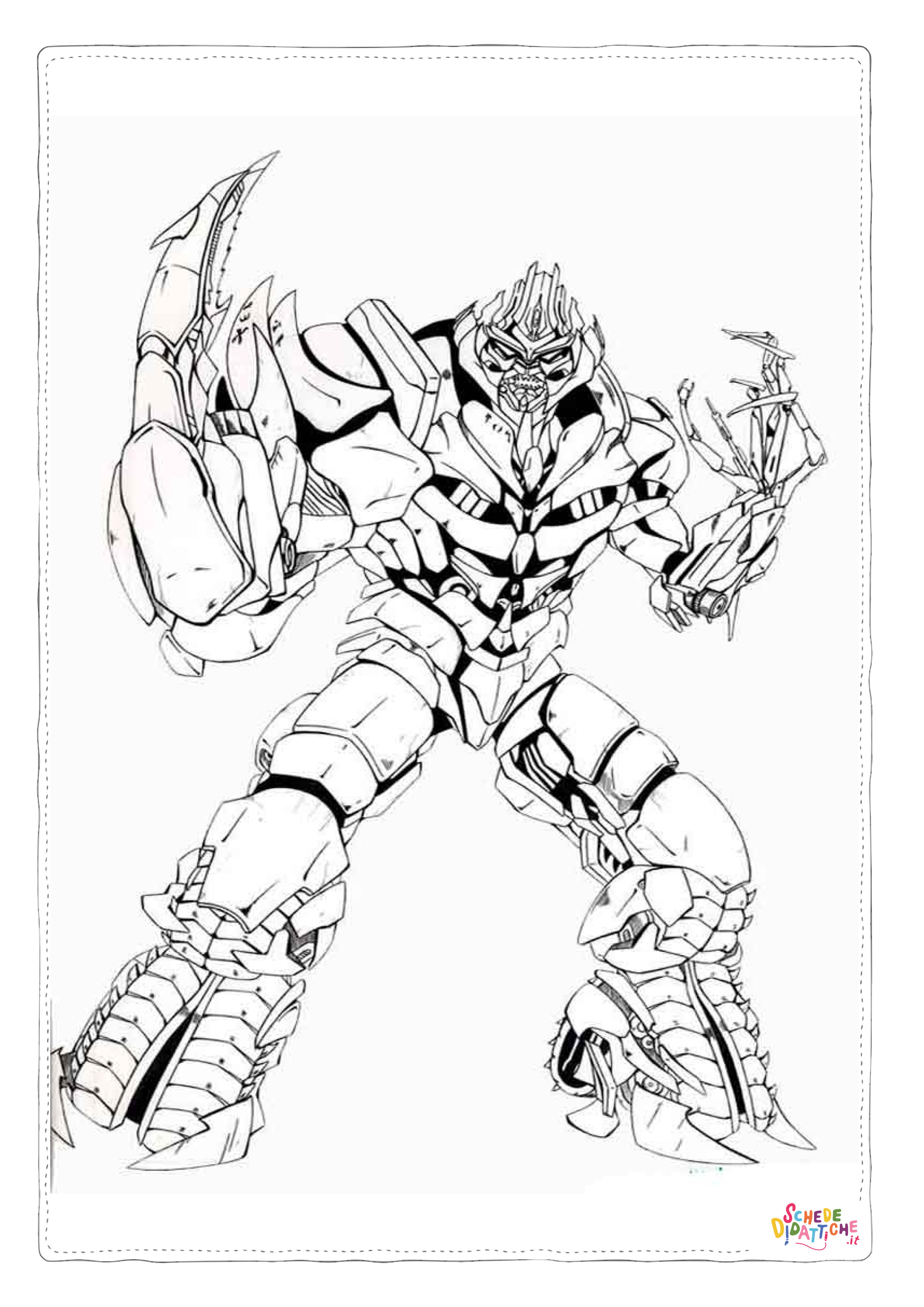 Disegno "Disegno di Transformers da stampare e colorare 44" Disegno di Transformers da stampare e colorare 44