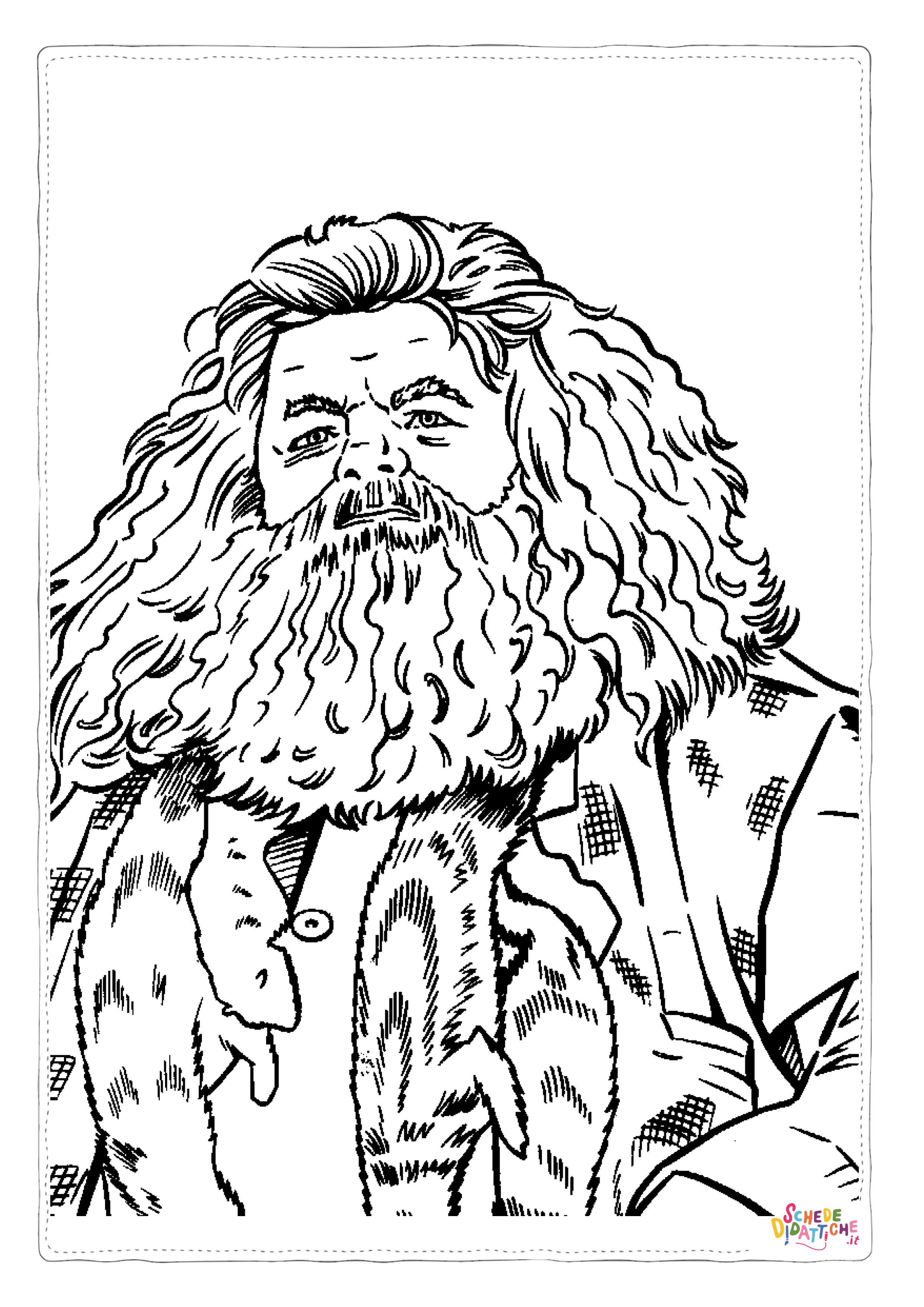 Disegno "Disegno di Harry Potter da stampare e colorare 115" Disegno di Harry Potter da stampare e colorare 115