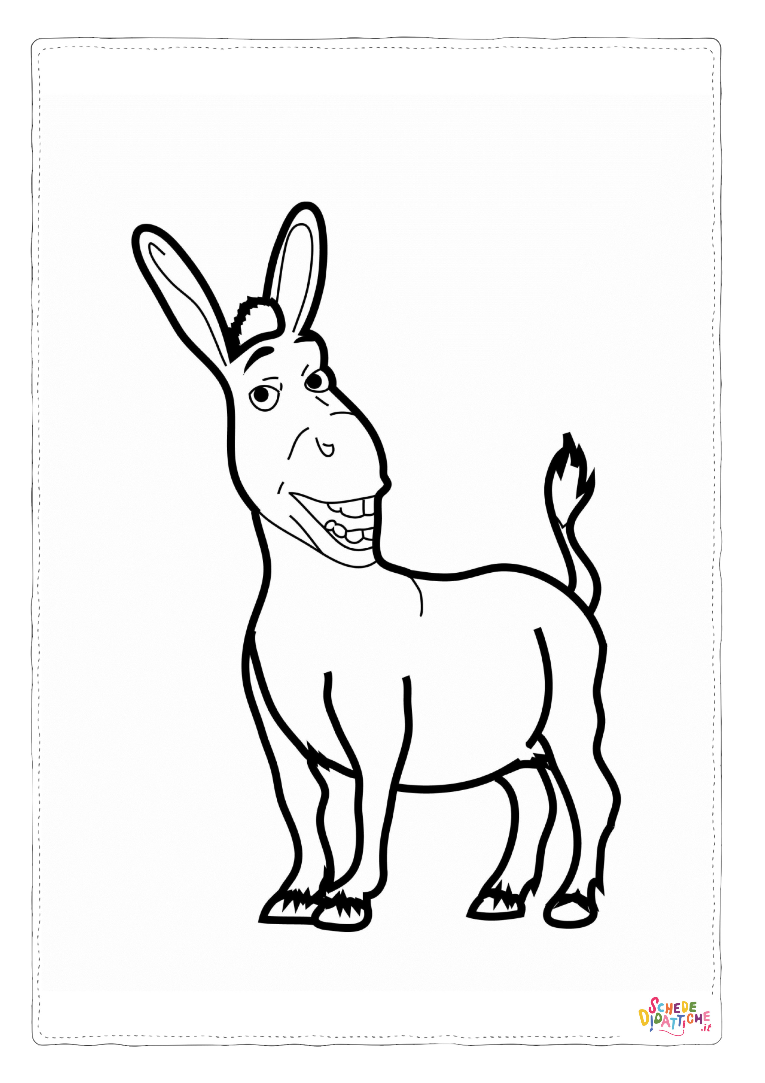Disegno "Disegno di Shrek da stampare e colorare 1" Disegno di Shrek da stampare e colorare 1