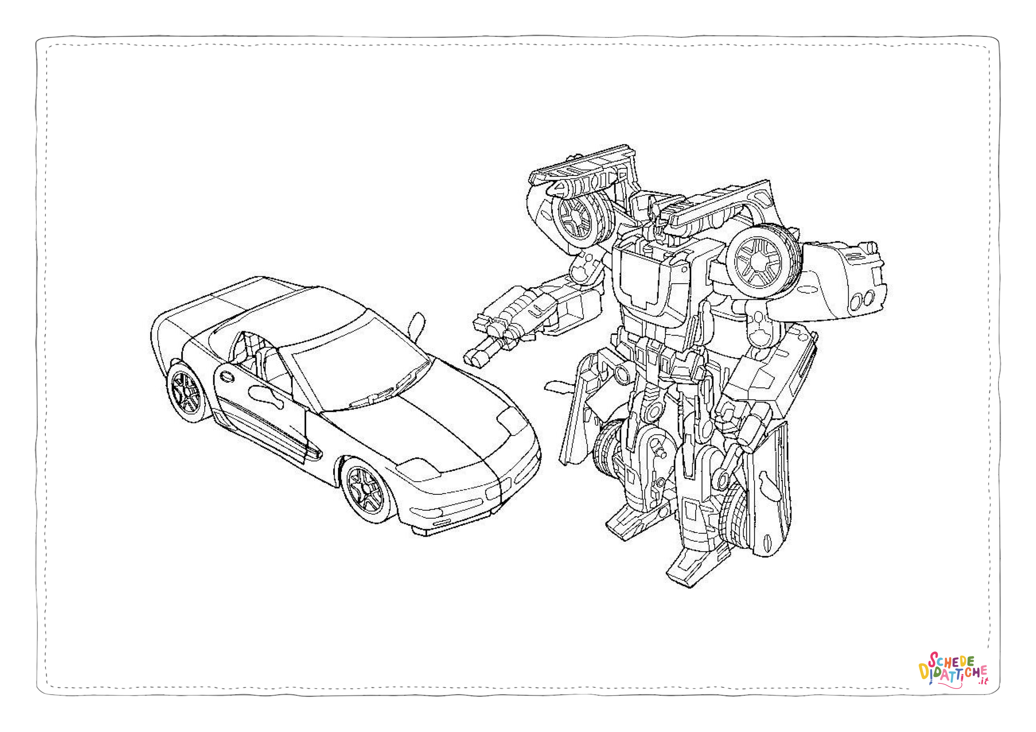 Disegno "Disegno di Transformers da stampare e colorare 70" Disegno di Transformers da stampare e colorare 70