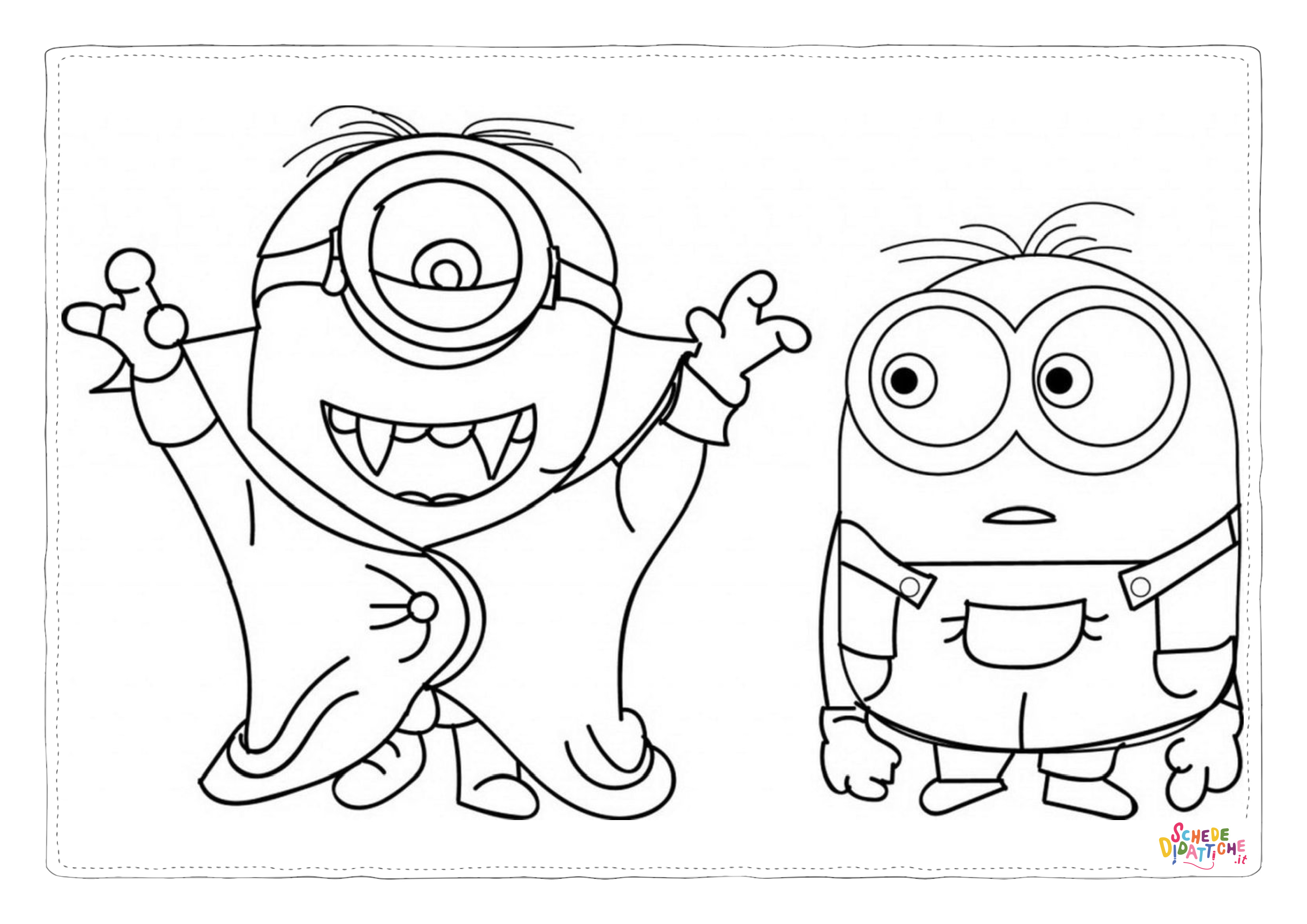 Disegno di Cattivissimo me - Minions da stampare e colorare 102