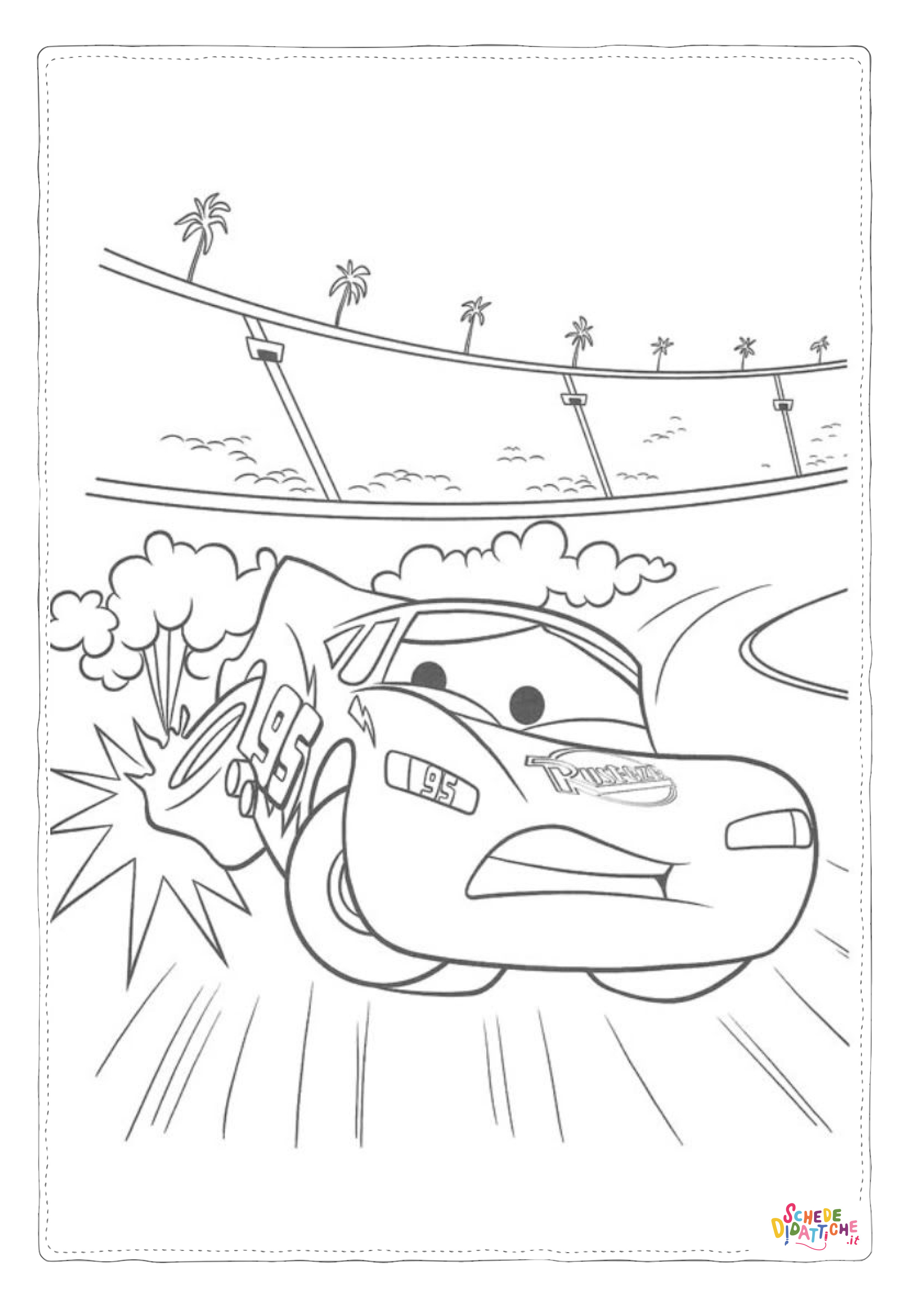 Disegno "Disegno di Cars da stampare e colorare 96" Disegno di Cars da stampare e colorare 96