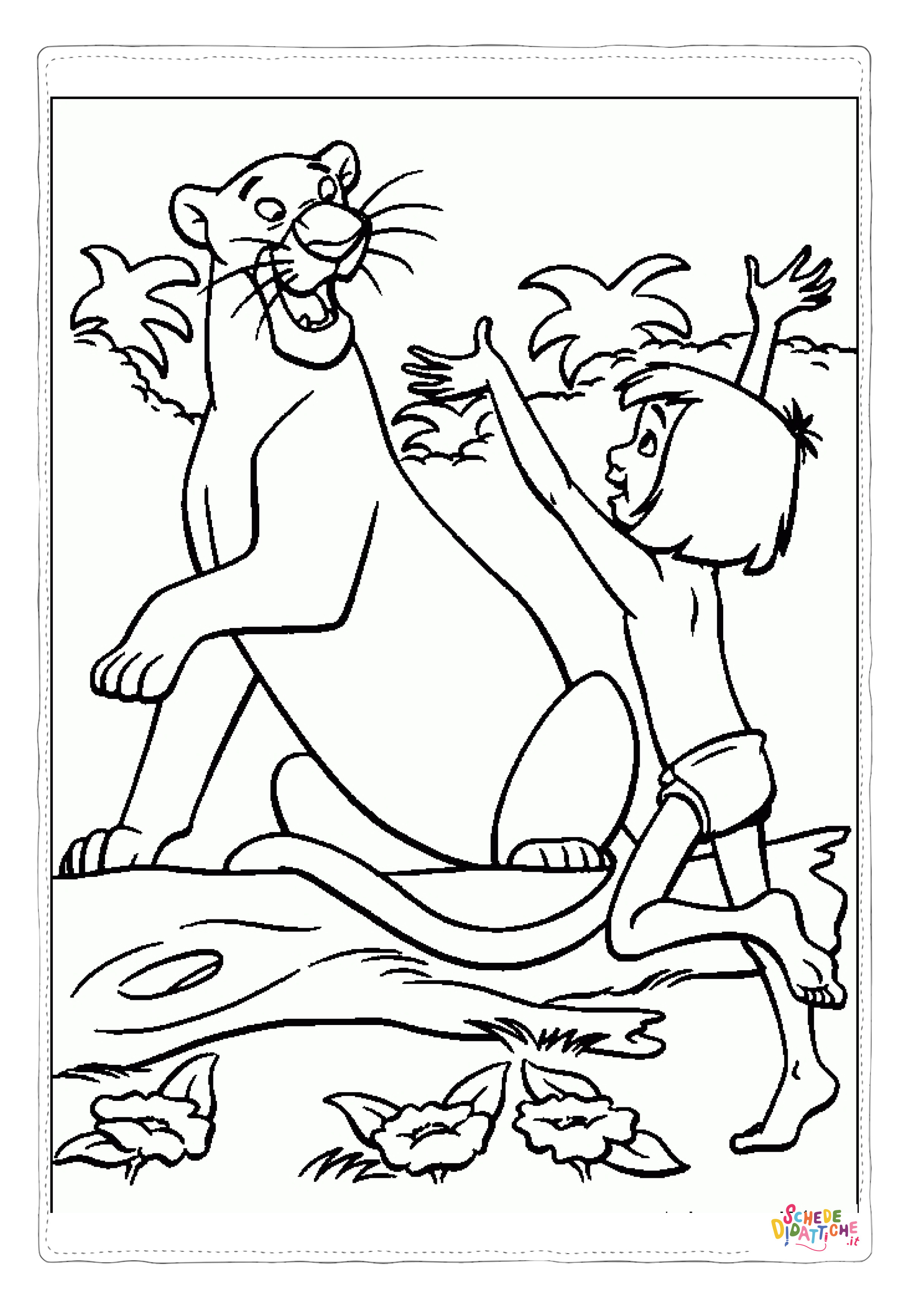 Disegno "Disegno di Il libro della giungla da stampare e colorare 114" Disegno di Il libro della giungla da stampare e colorare 114