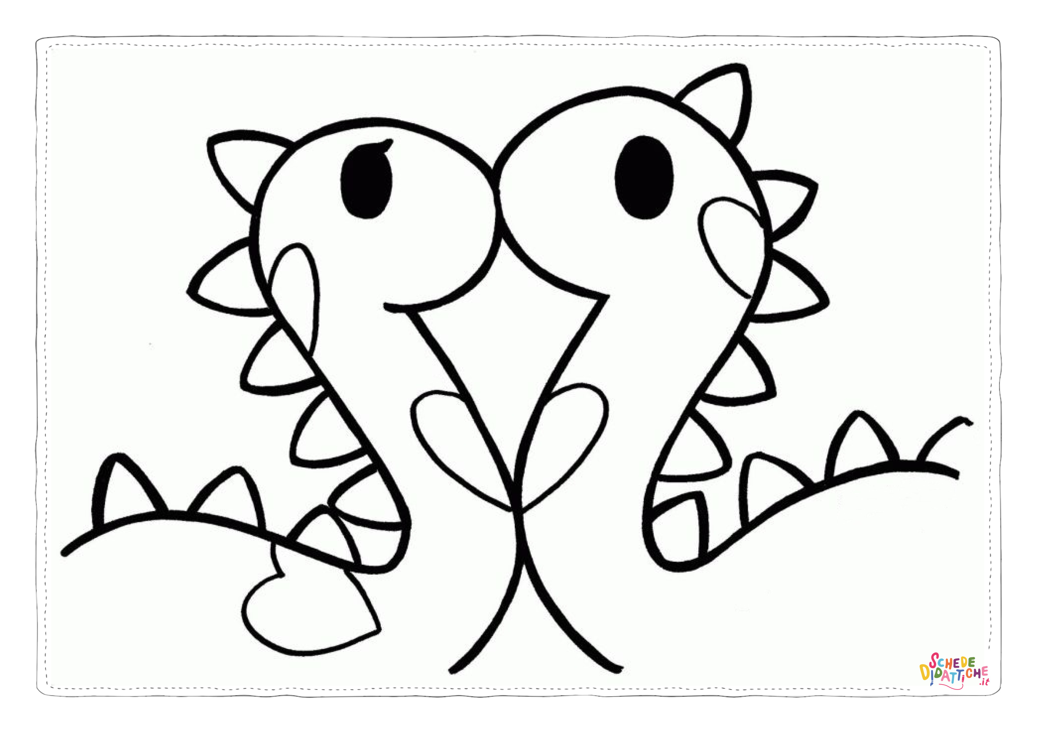 Disegno "Disegno di dragone da stampare e colorare 24" Disegno di dragone da stampare e colorare 24