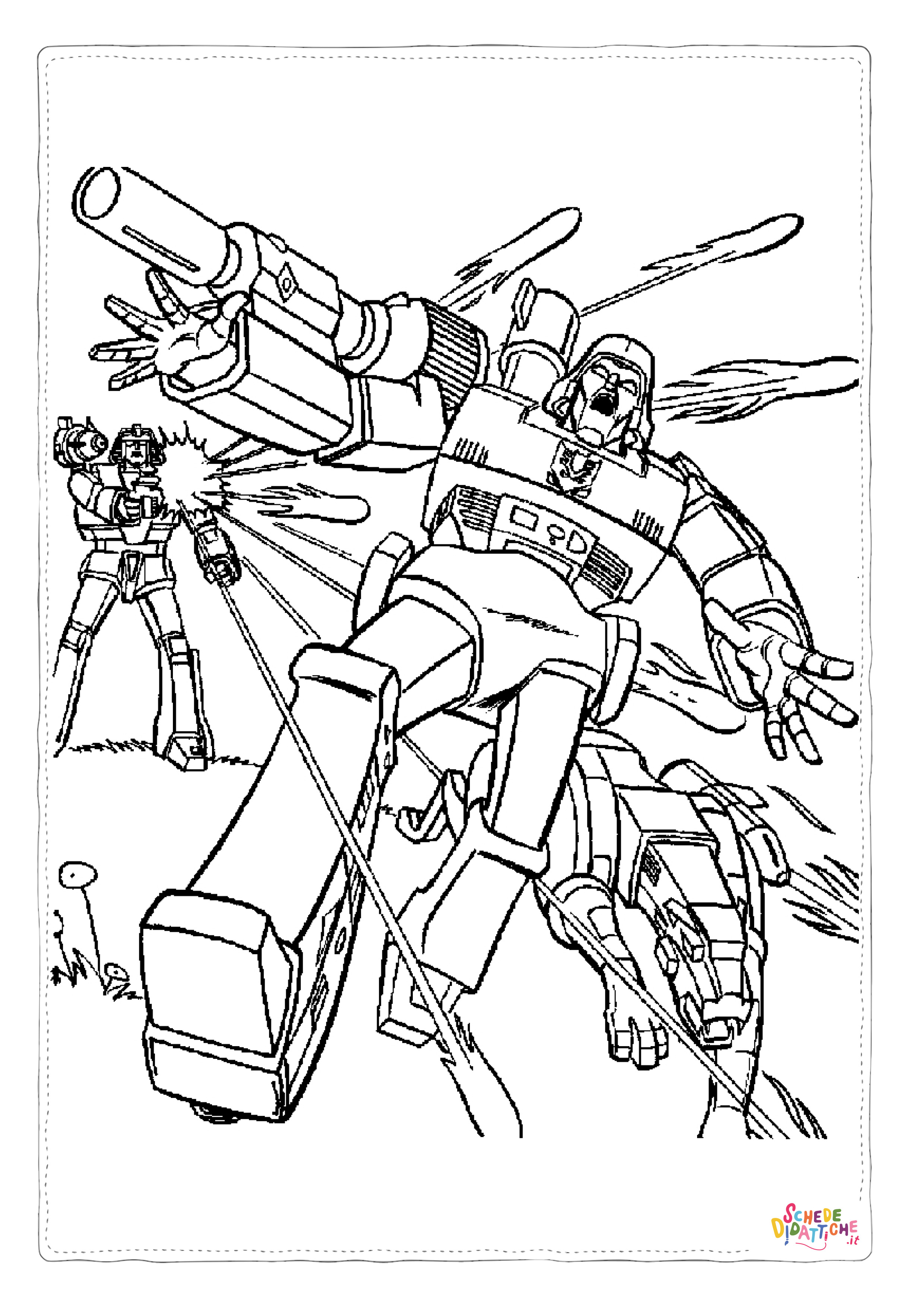 Disegno "Disegno di Transformers da stampare e colorare 4" Disegno di Transformers da stampare e colorare 4