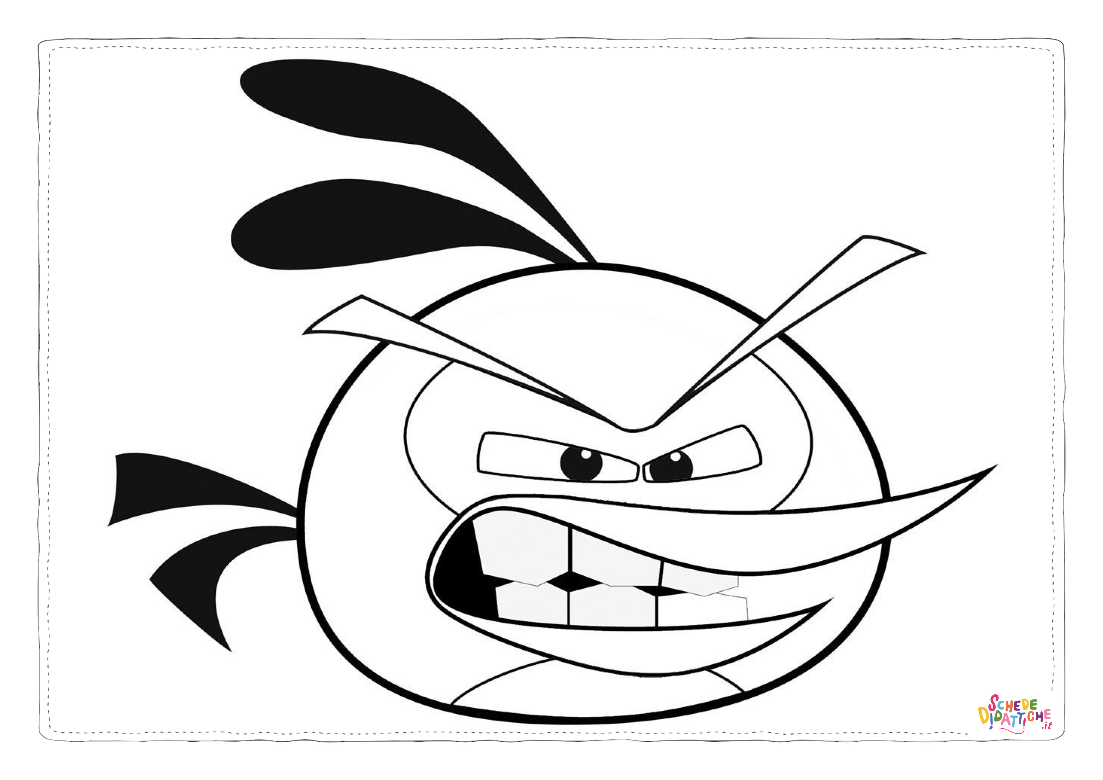Disegno "Disegno di Angry birds da stampare e colorare 31" Disegno di Angry birds da stampare e colorare 31