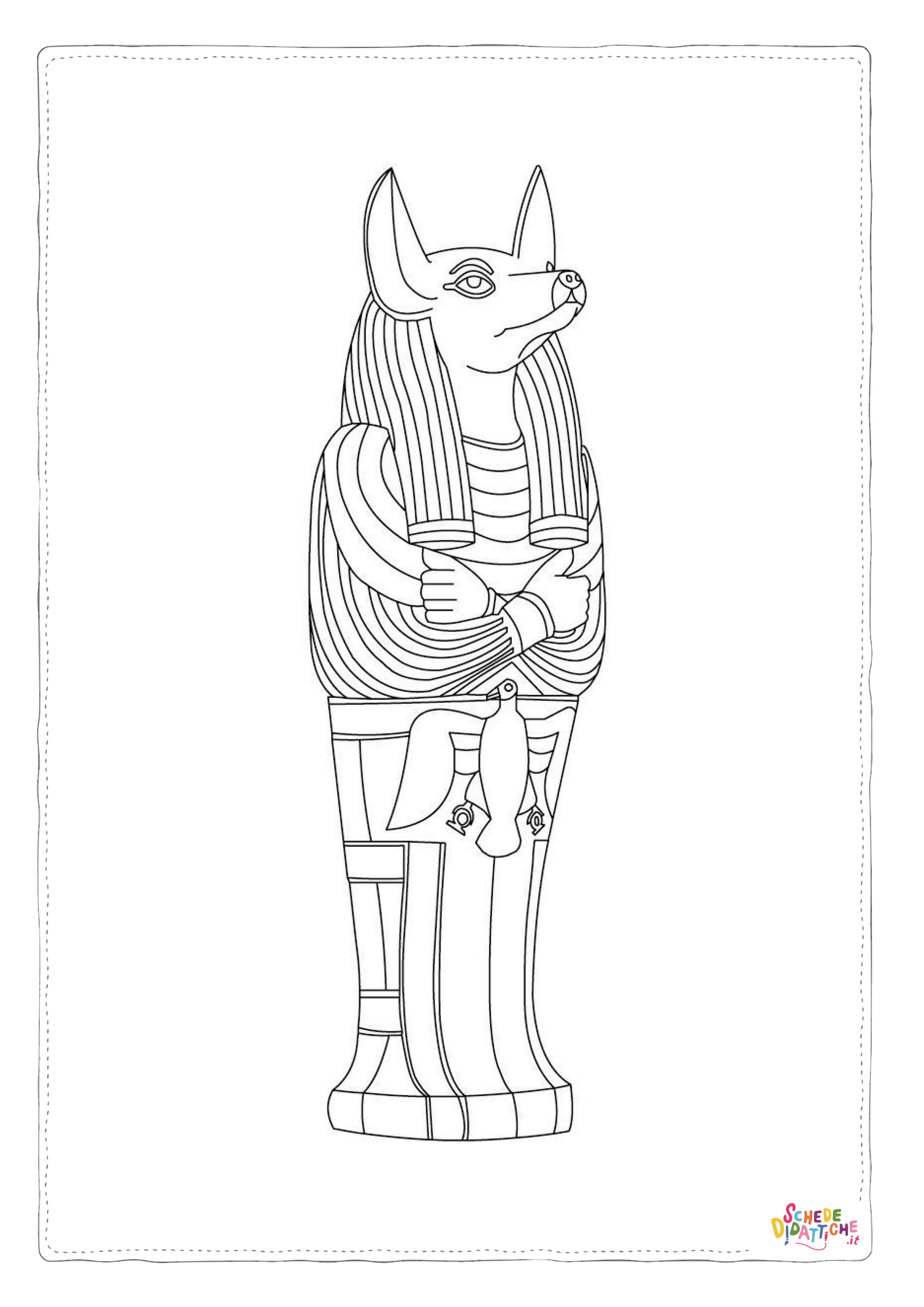 Disegno "Disegno di Impero Egizio da stampare e colorare 57" Disegno di Impero Egizio da stampare e colorare 57