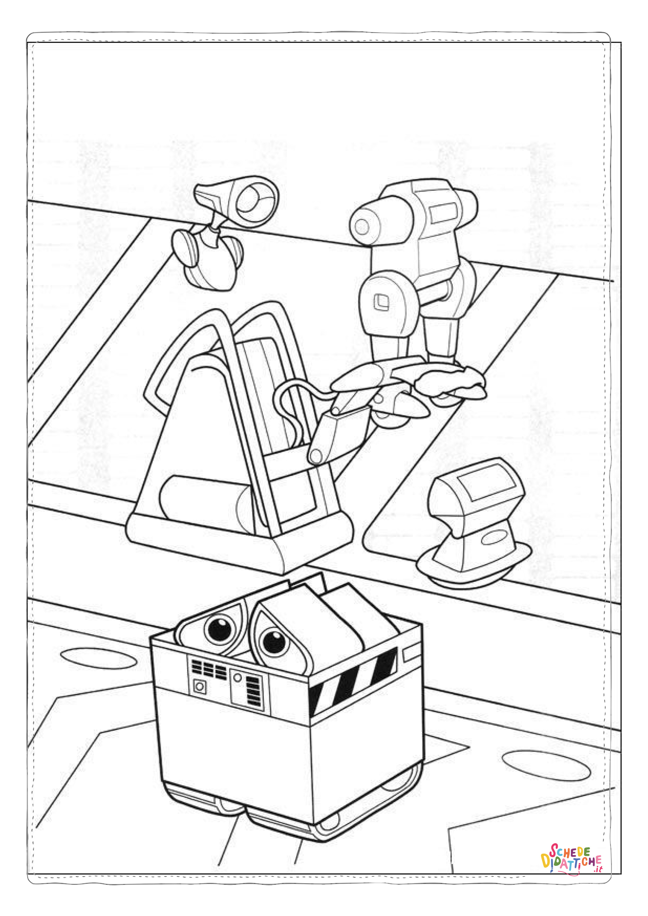 Disegno di Wall-E da stampare e colorare 14